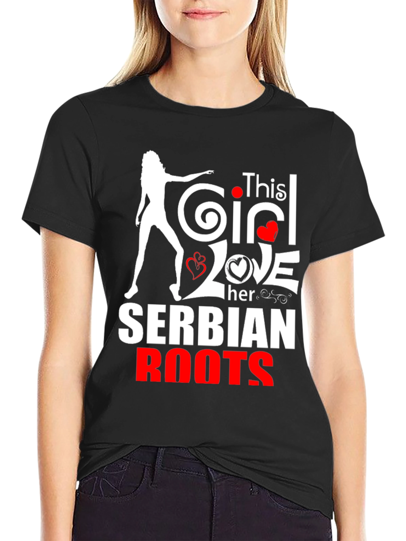 Serbian Roots Graphic T-Shirt -  Love Serbia Tee