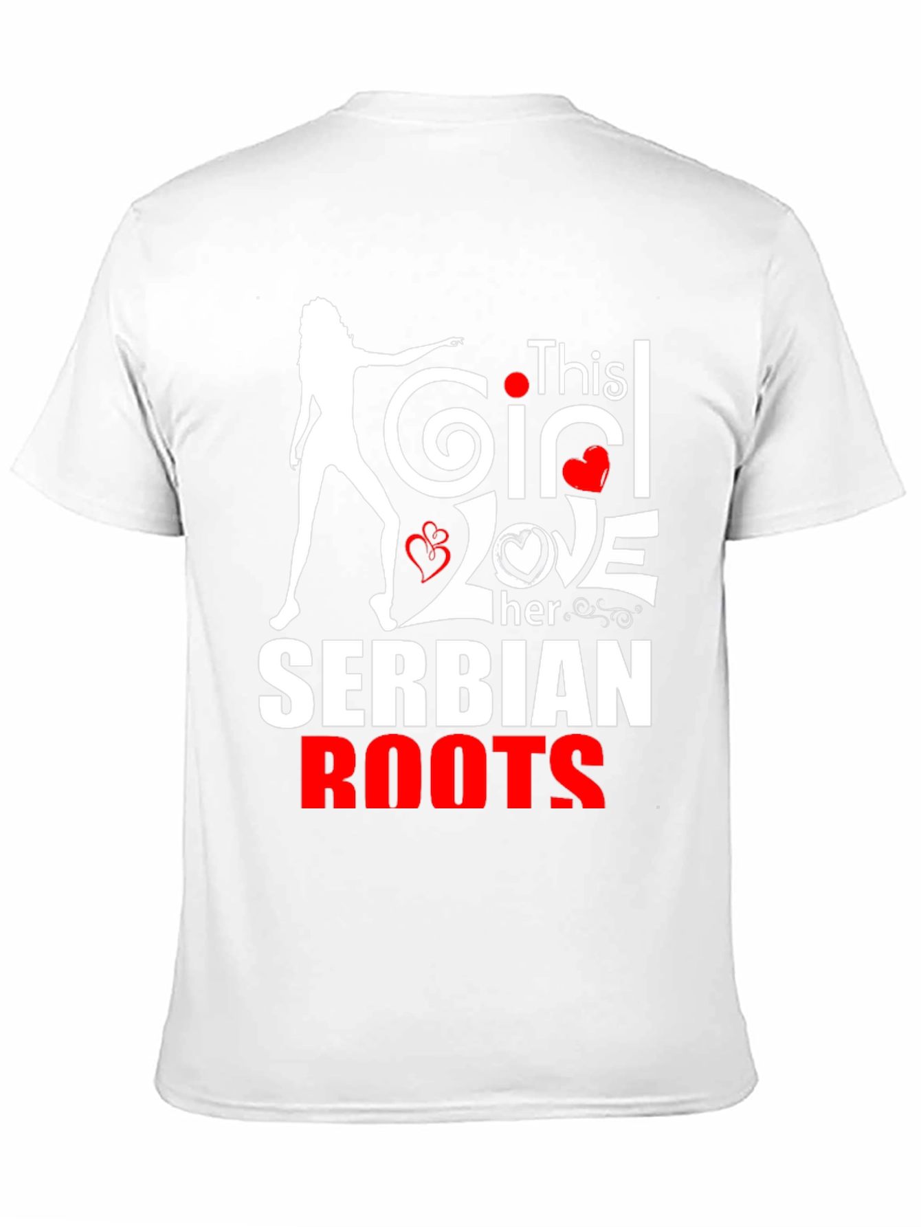 Serbian Roots Graphic T-Shirt -  Love Serbia Tee