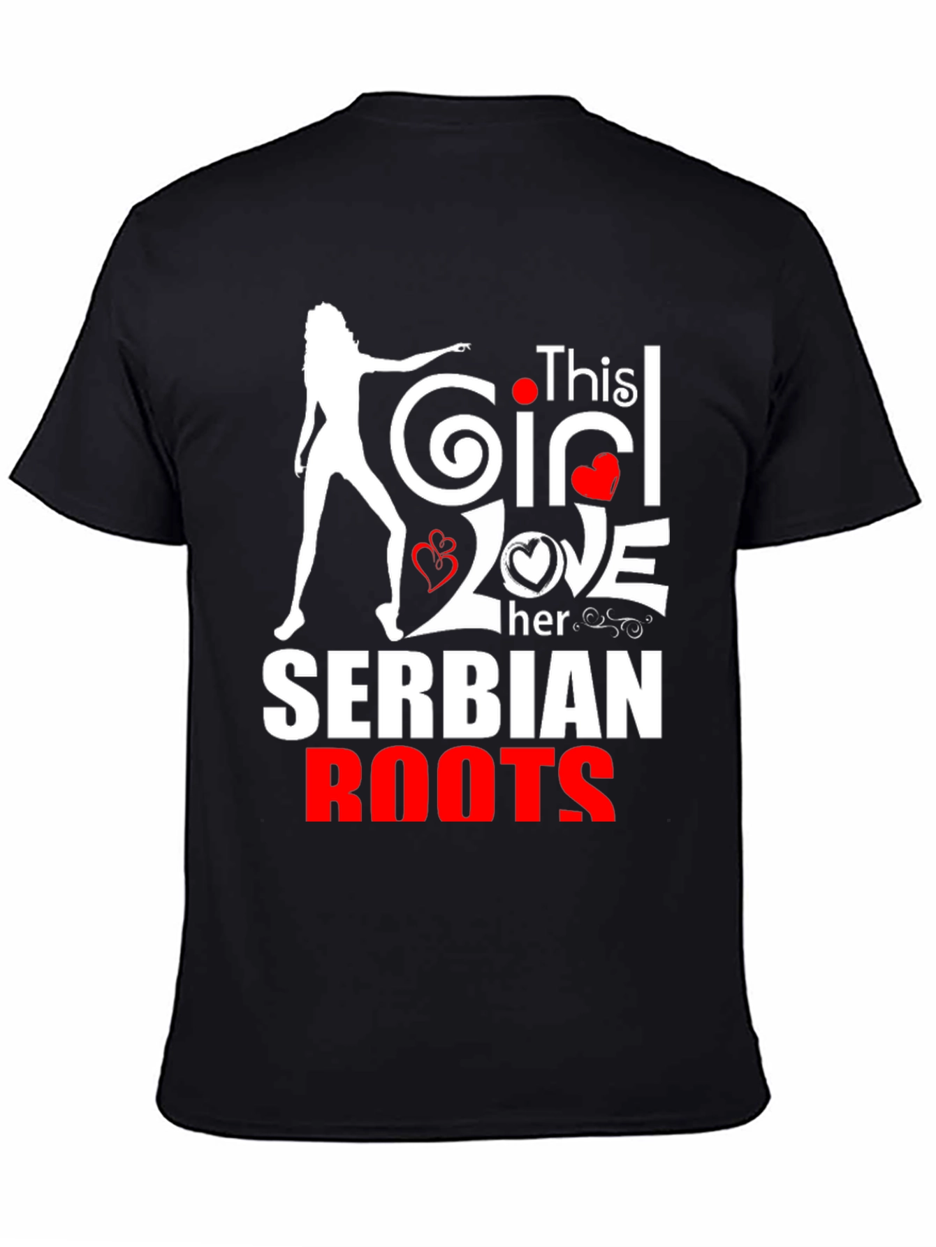 Serbian Roots Graphic T-Shirt -  Love Serbia Tee