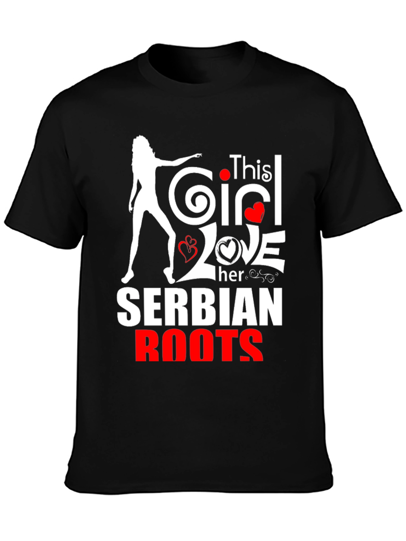 Serbian Roots Graphic T-Shirt -  Love Serbia Tee
