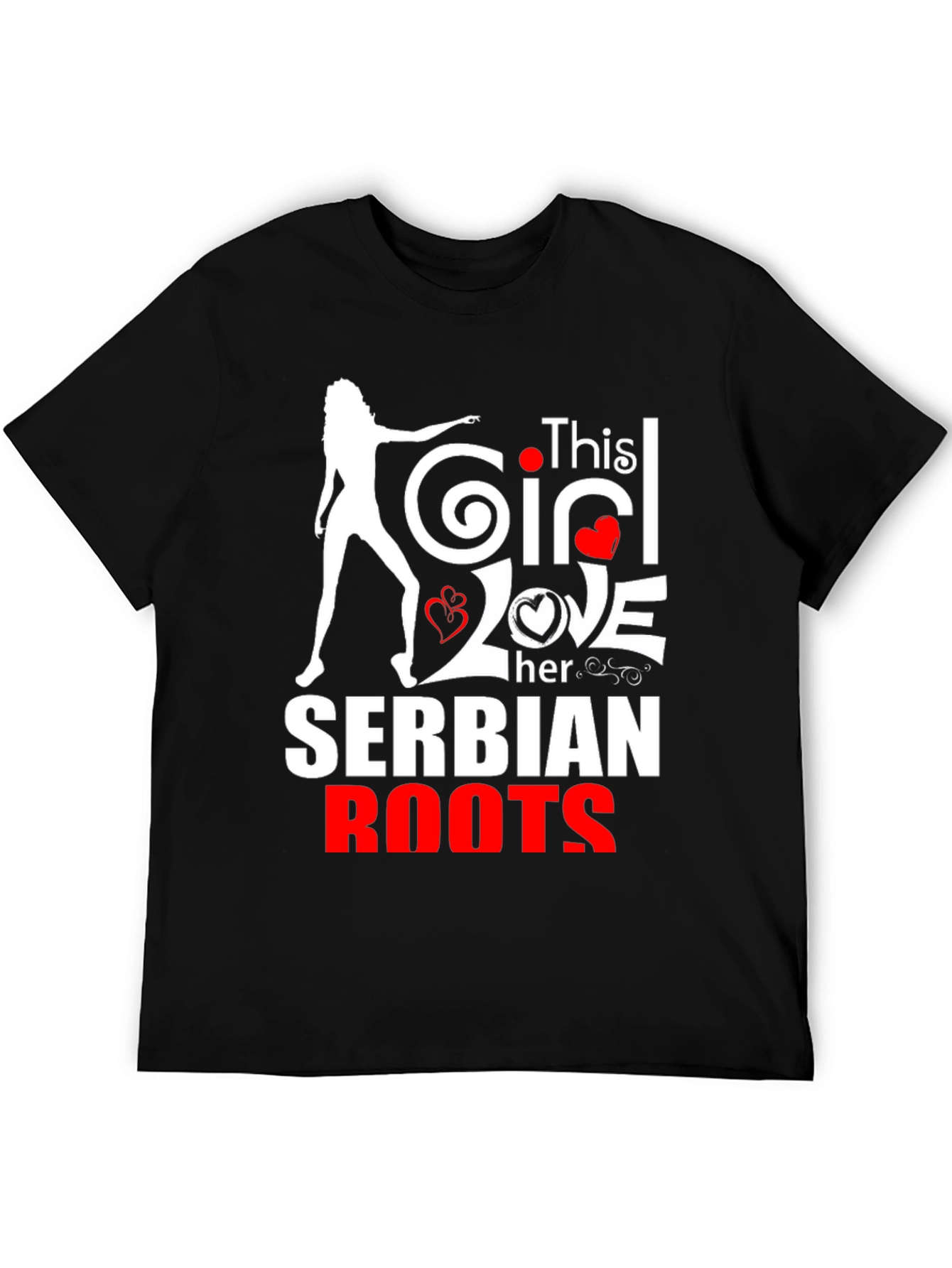 Serbian Roots Graphic T-Shirt -  Love Serbia Tee