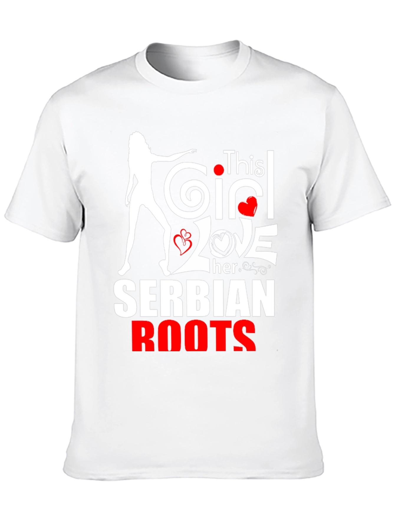 Serbian Roots Graphic T-Shirt -  Love Serbia Tee