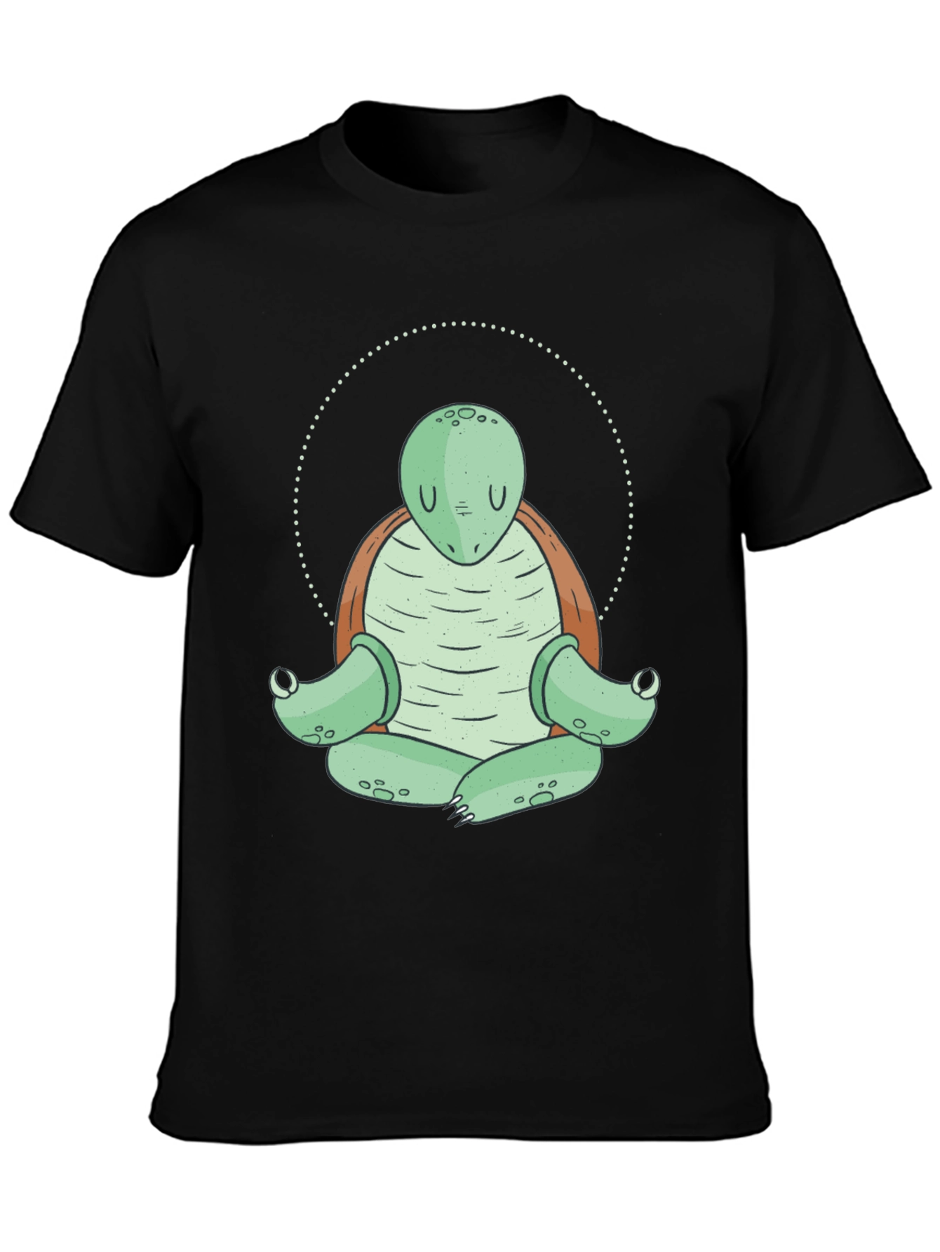 Zen Turtle Meditation T-Shirt - Relaxed Fit