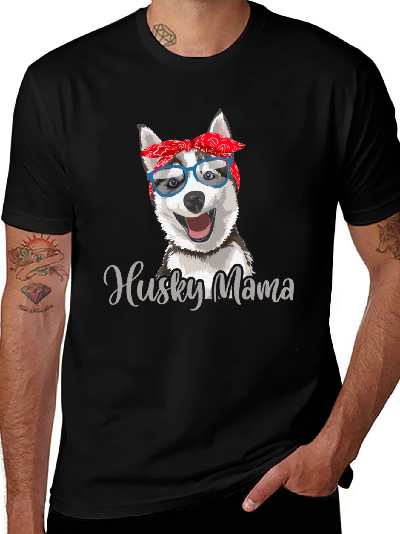 Husky Mama T-Shirt: Dog Lover Tee