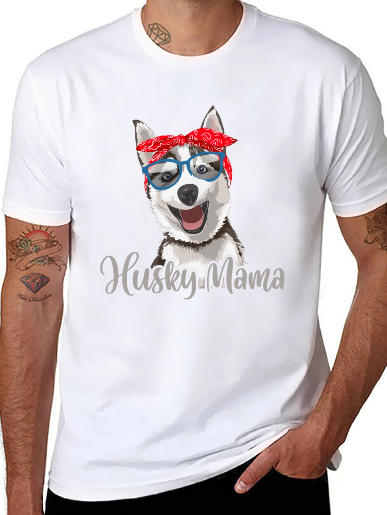 Husky Mama T-Shirt: Dog Lover Tee