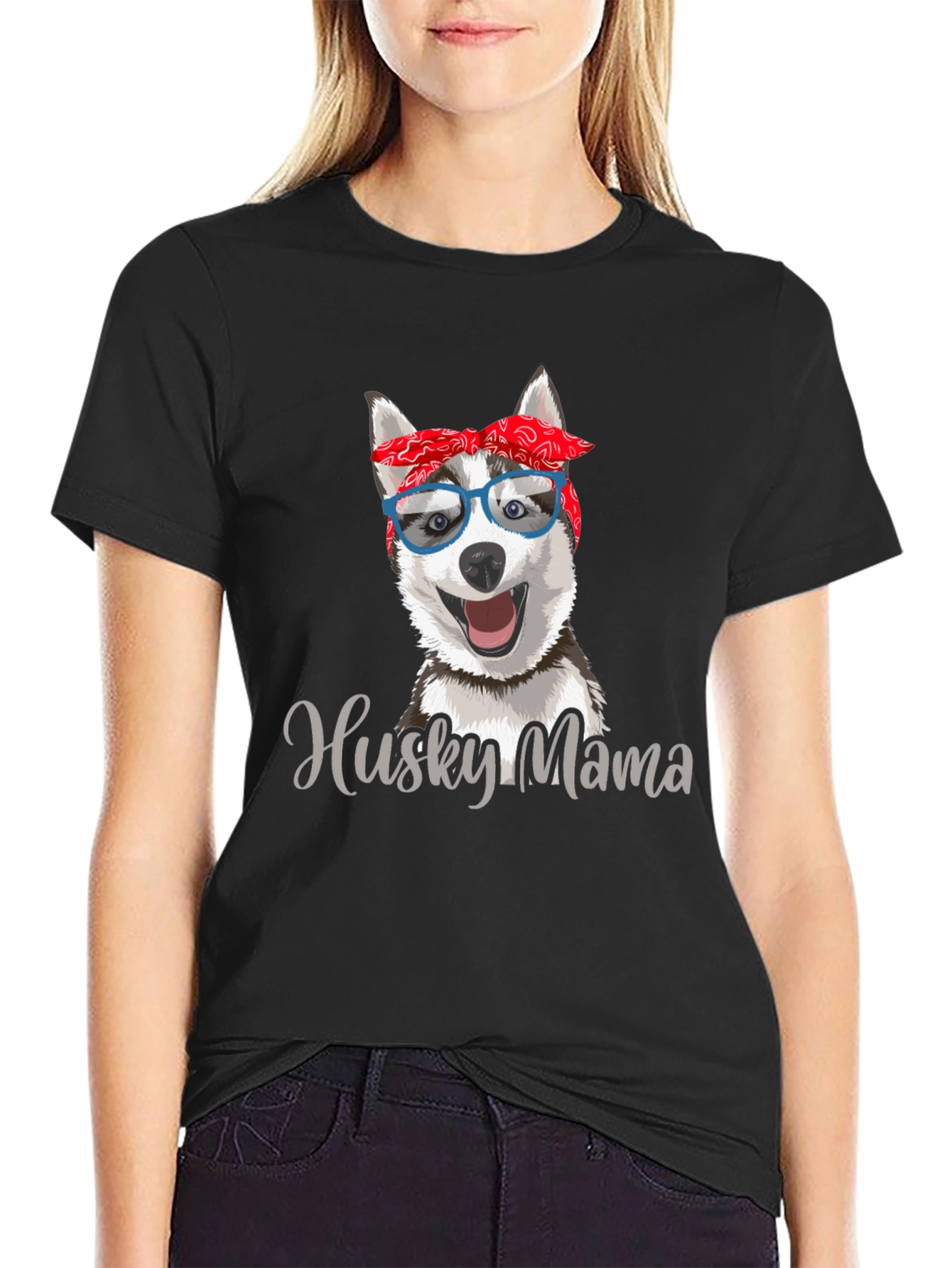 Husky Mama T-Shirt: Dog Lover Tee
