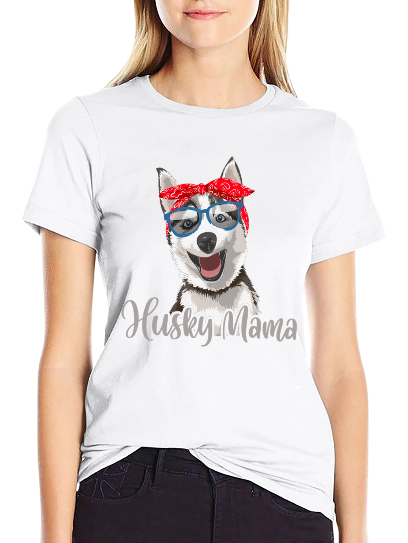 Husky Mama T-Shirt: Dog Lover Tee