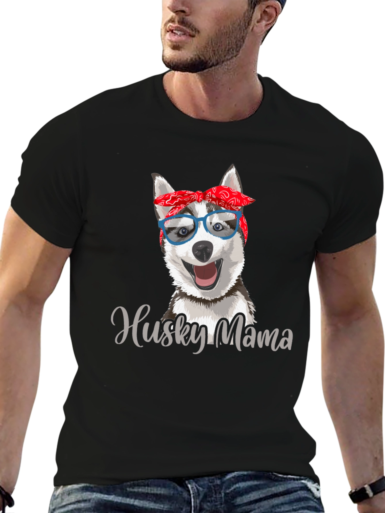 Husky Mama T-Shirt: Dog Lover Tee