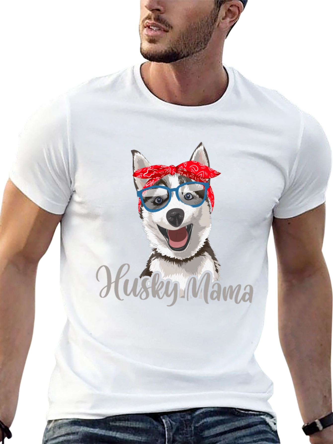 Husky Mama T-Shirt: Dog Lover Tee