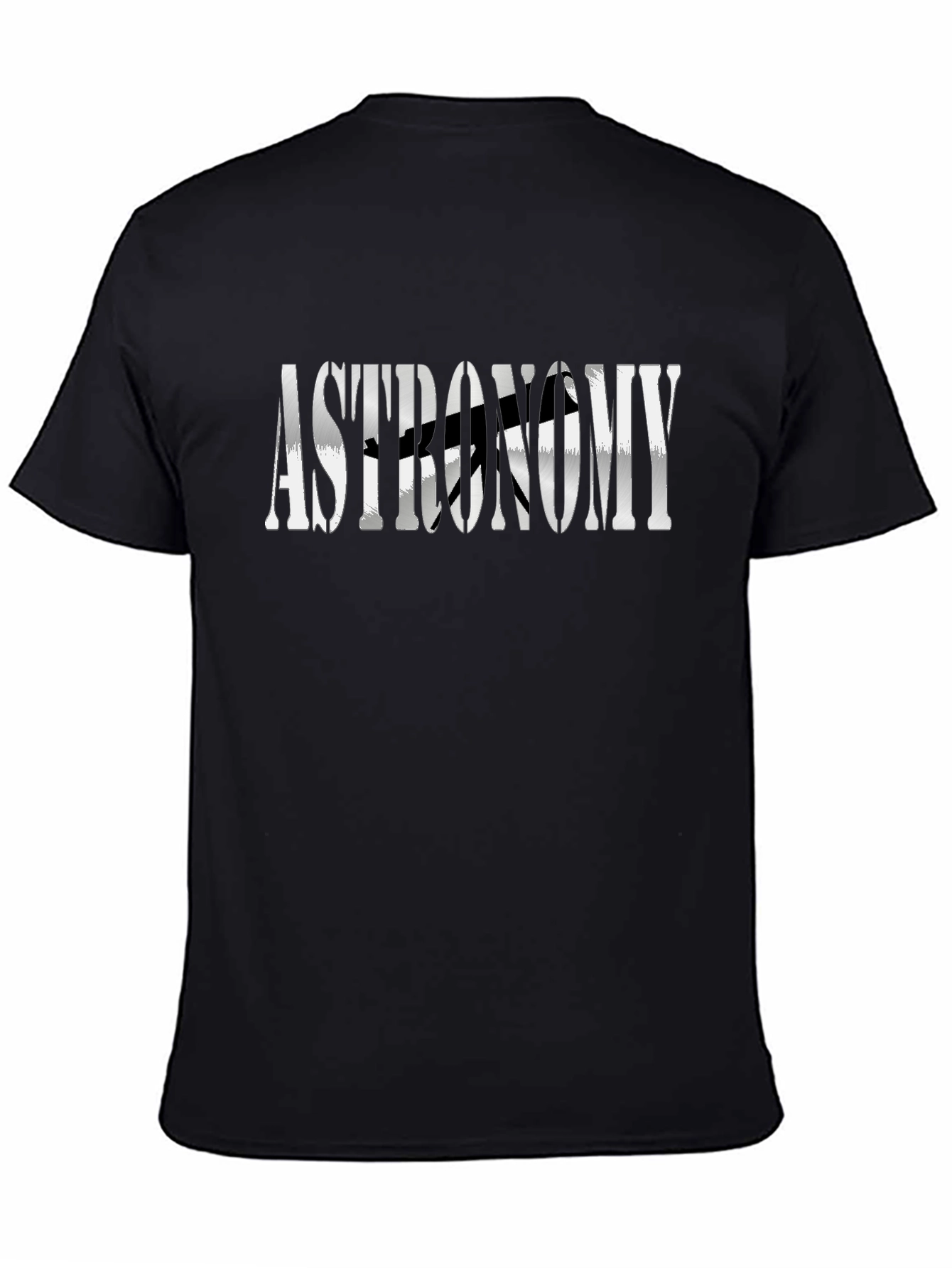 Astronomy Graphic Tee - Unisex Black Cotton T-Shirt