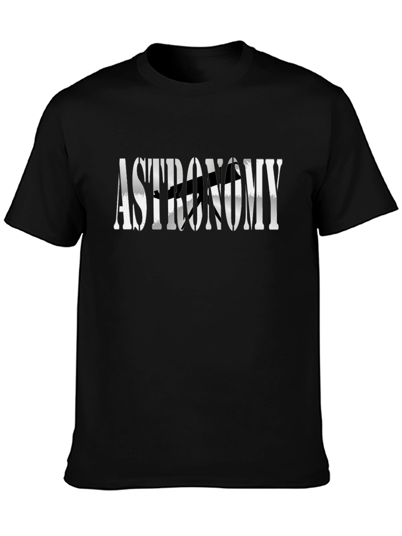 Astronomy Graphic Tee - Unisex Black Cotton T-Shirt