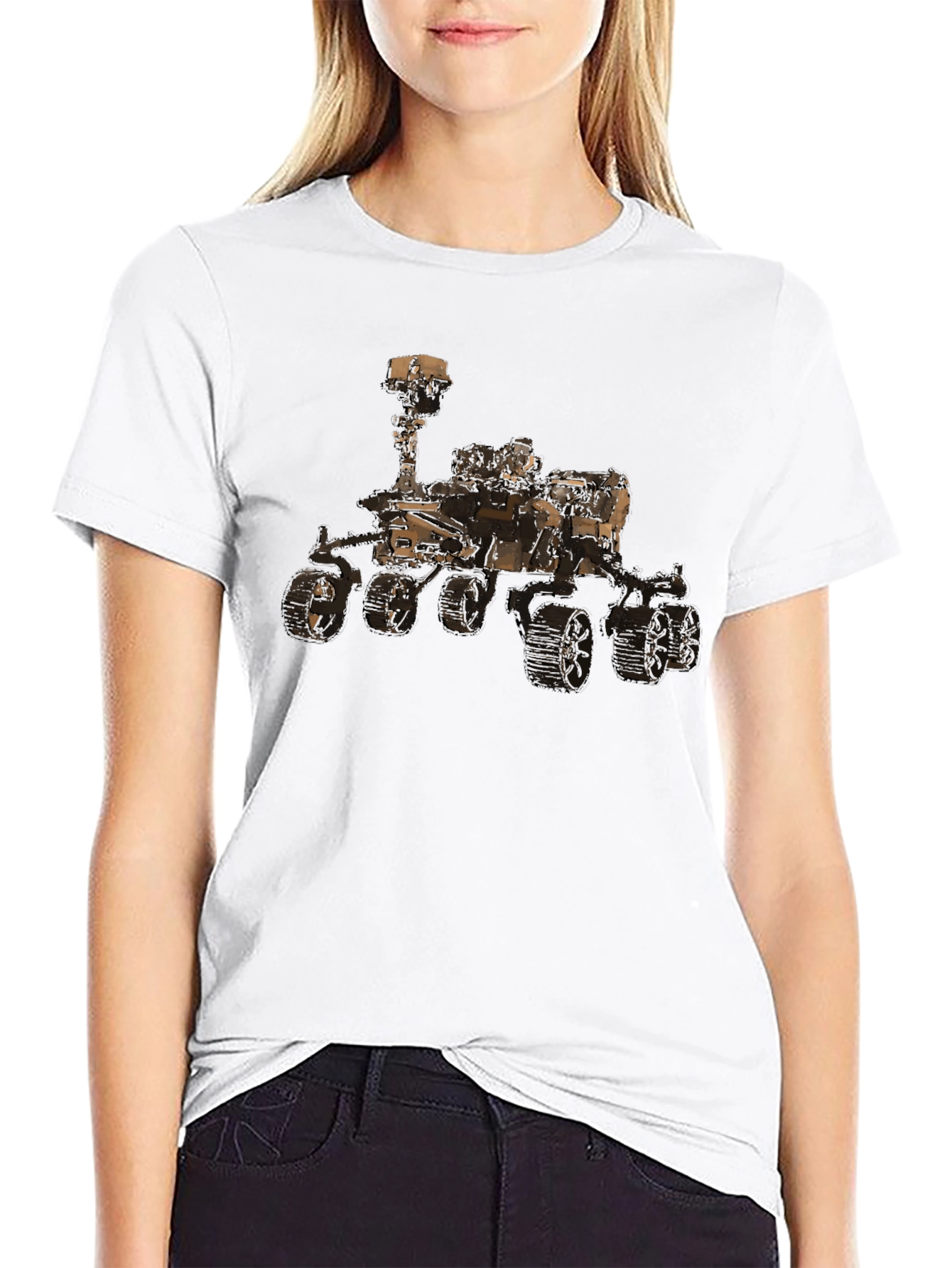 Mars Rover Graphic Tee - Space Exploration T-Shirt