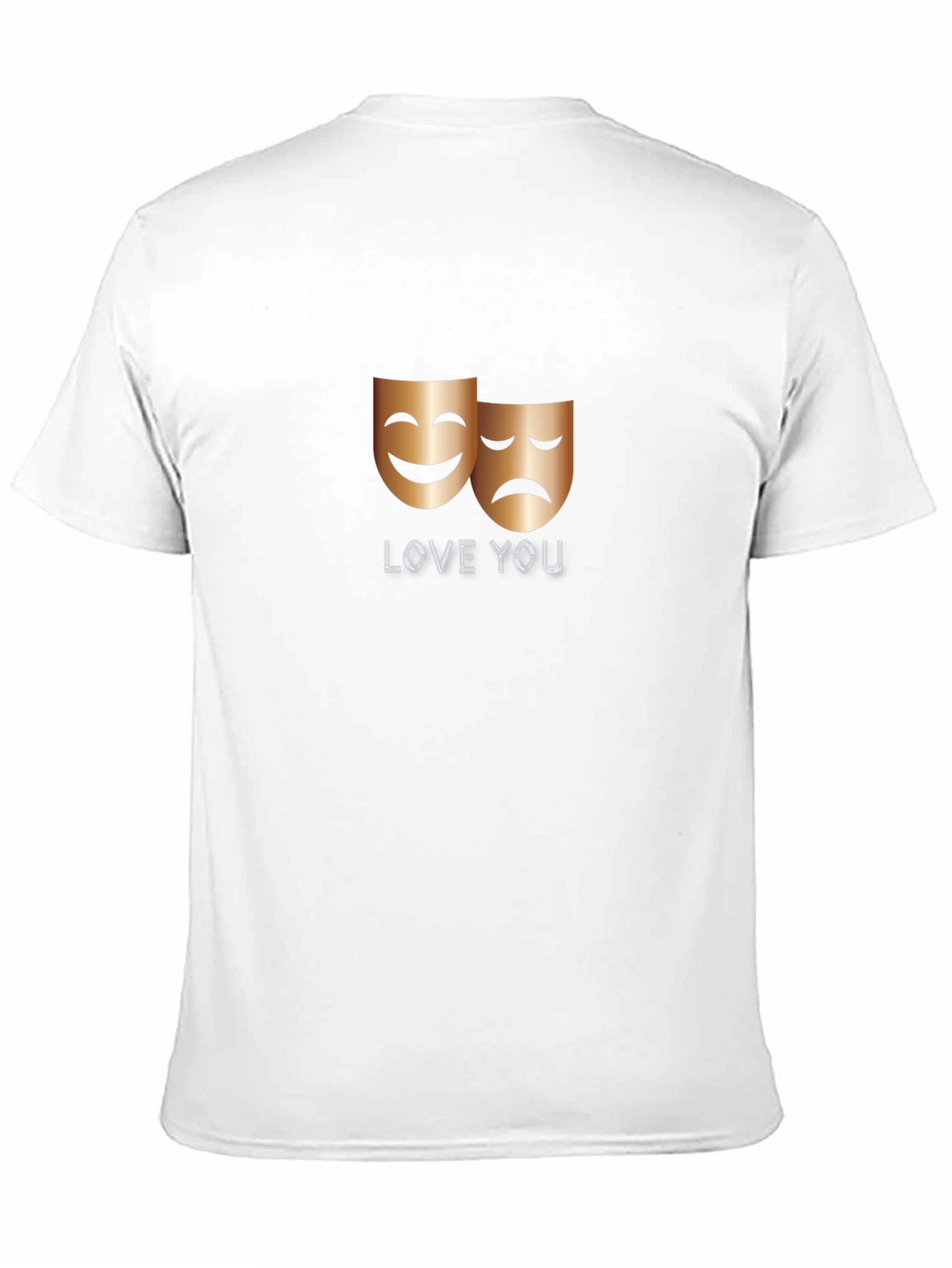Love You Drama Masks Graphic Tee