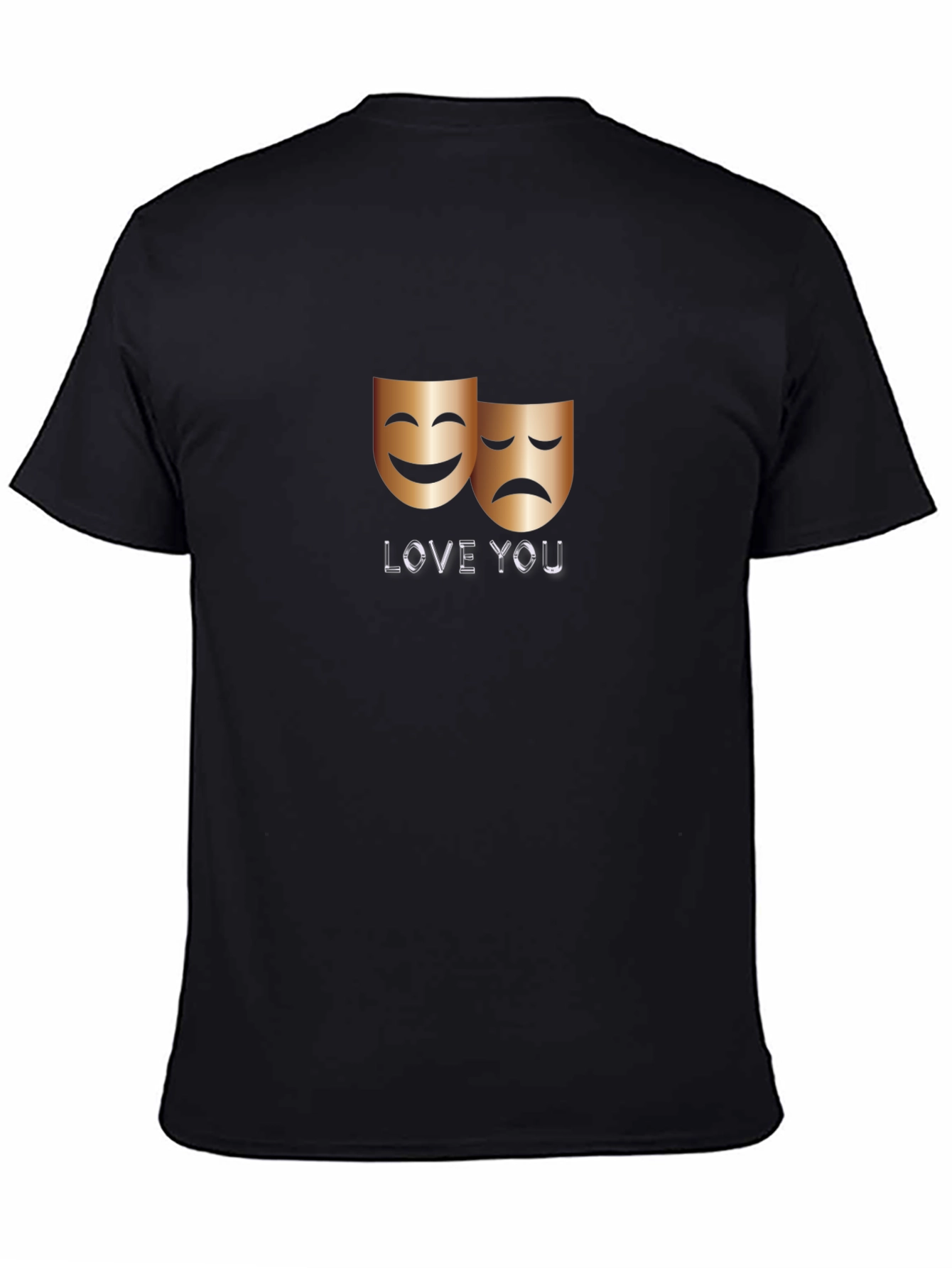 Love You Drama Masks Graphic Tee