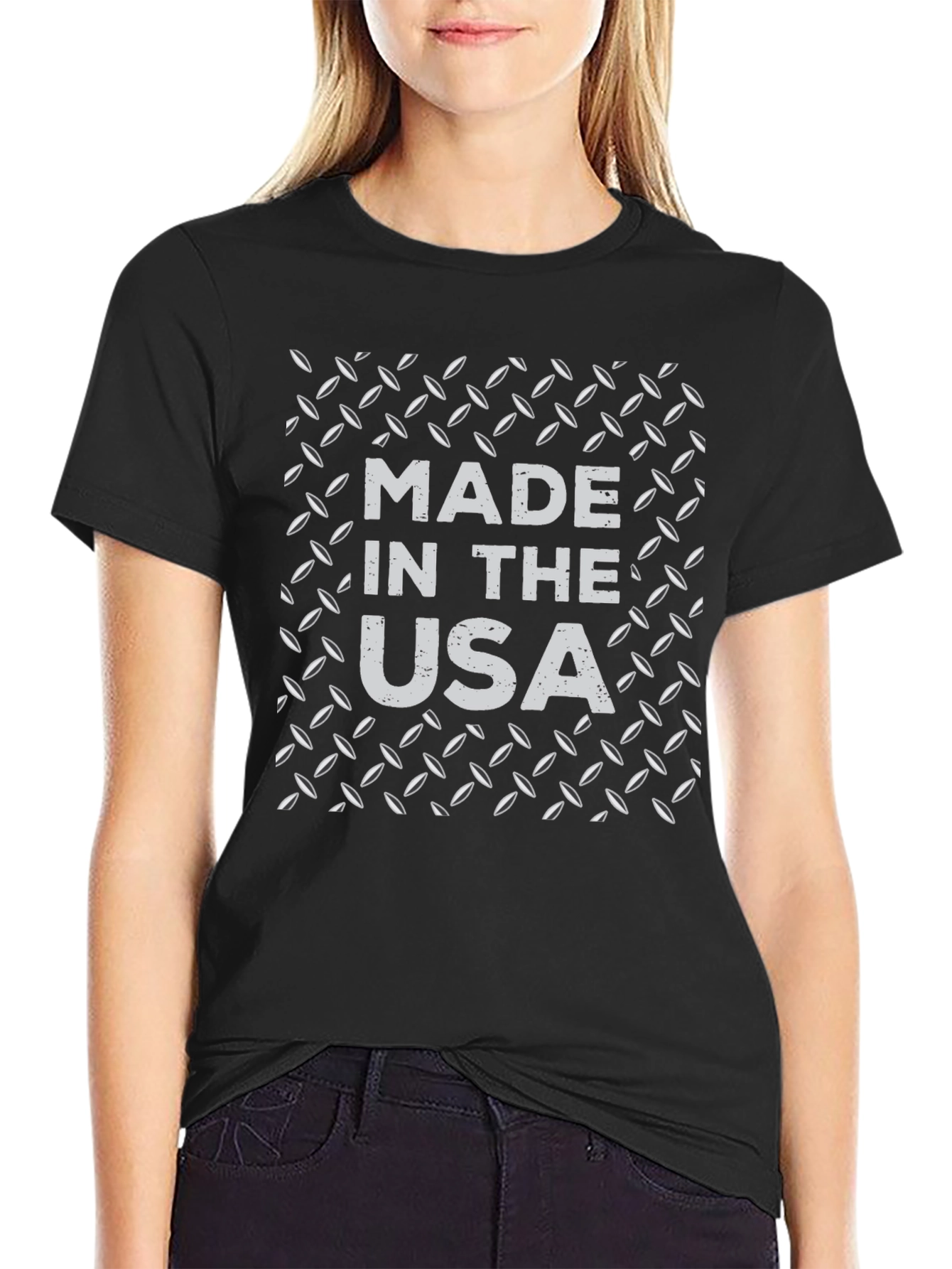 Made in USA T-Shirt - Black Graphic Tee
