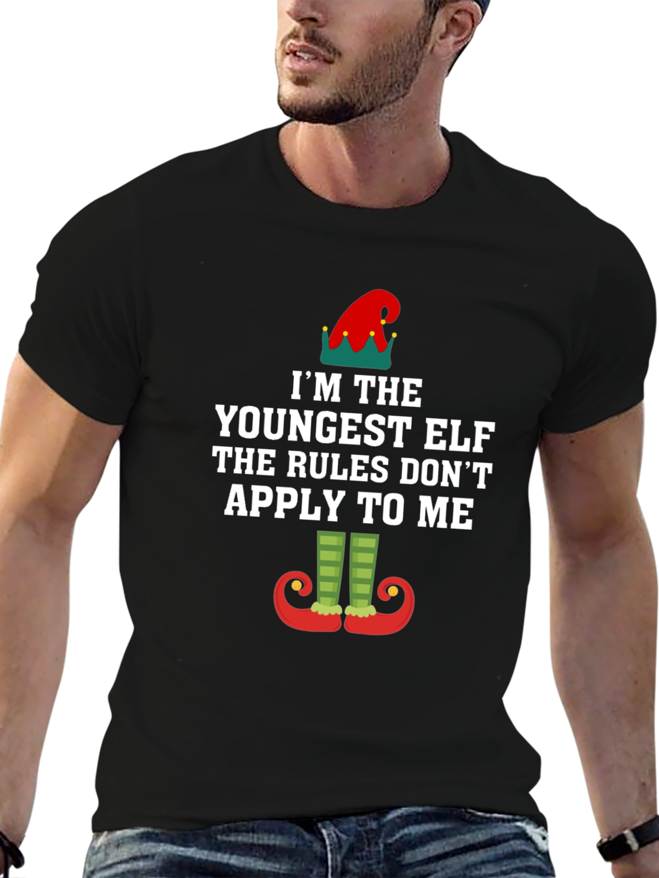 Youngest Elf Christmas T-Shirt