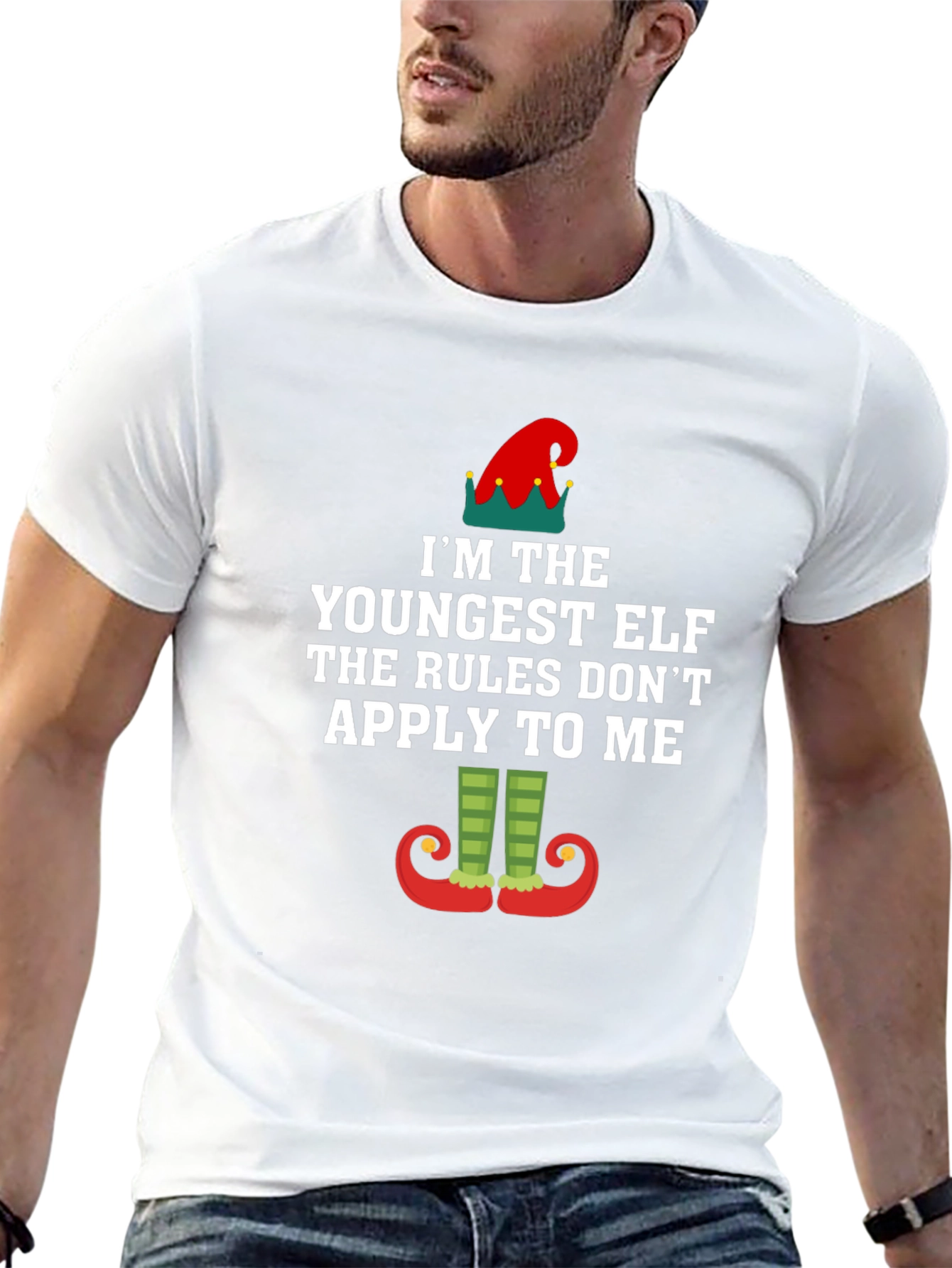Youngest Elf Christmas T-Shirt