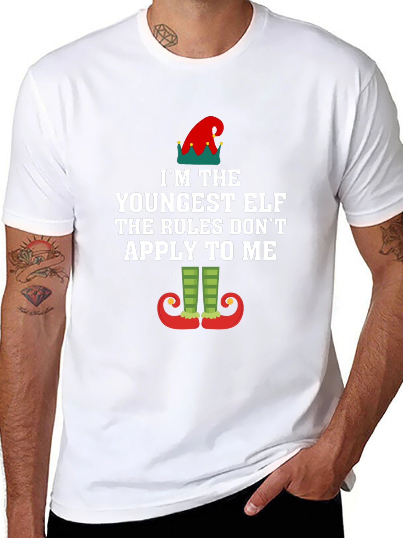 Youngest Elf Christmas T-Shirt