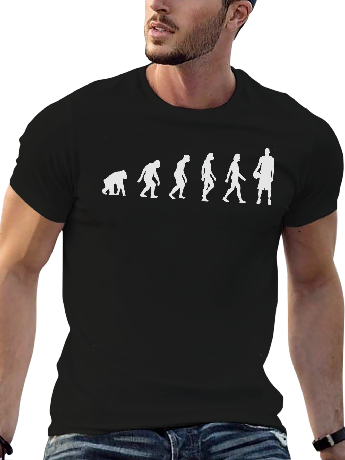 Basketball Evolution Graphic Tee