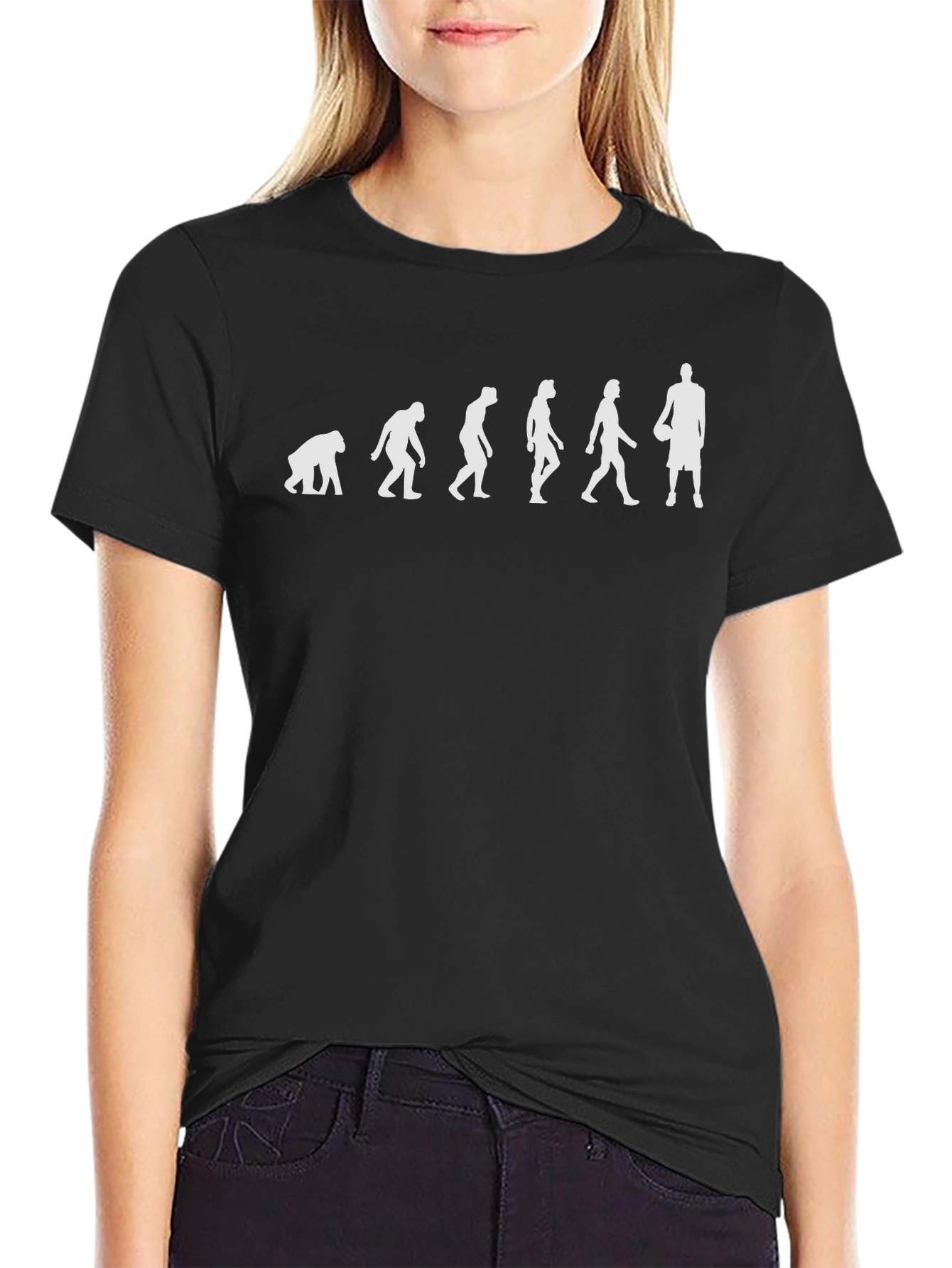 Basketball Evolution Graphic Tee