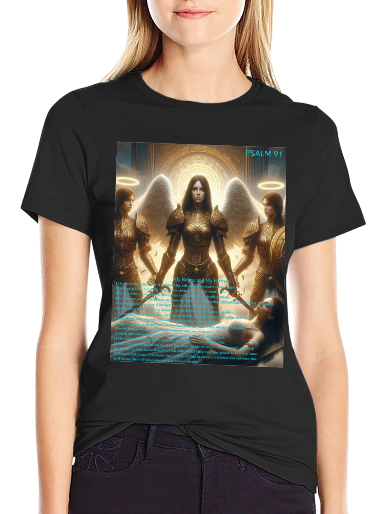 Psalm 91 Angelic Protection T-Shirt