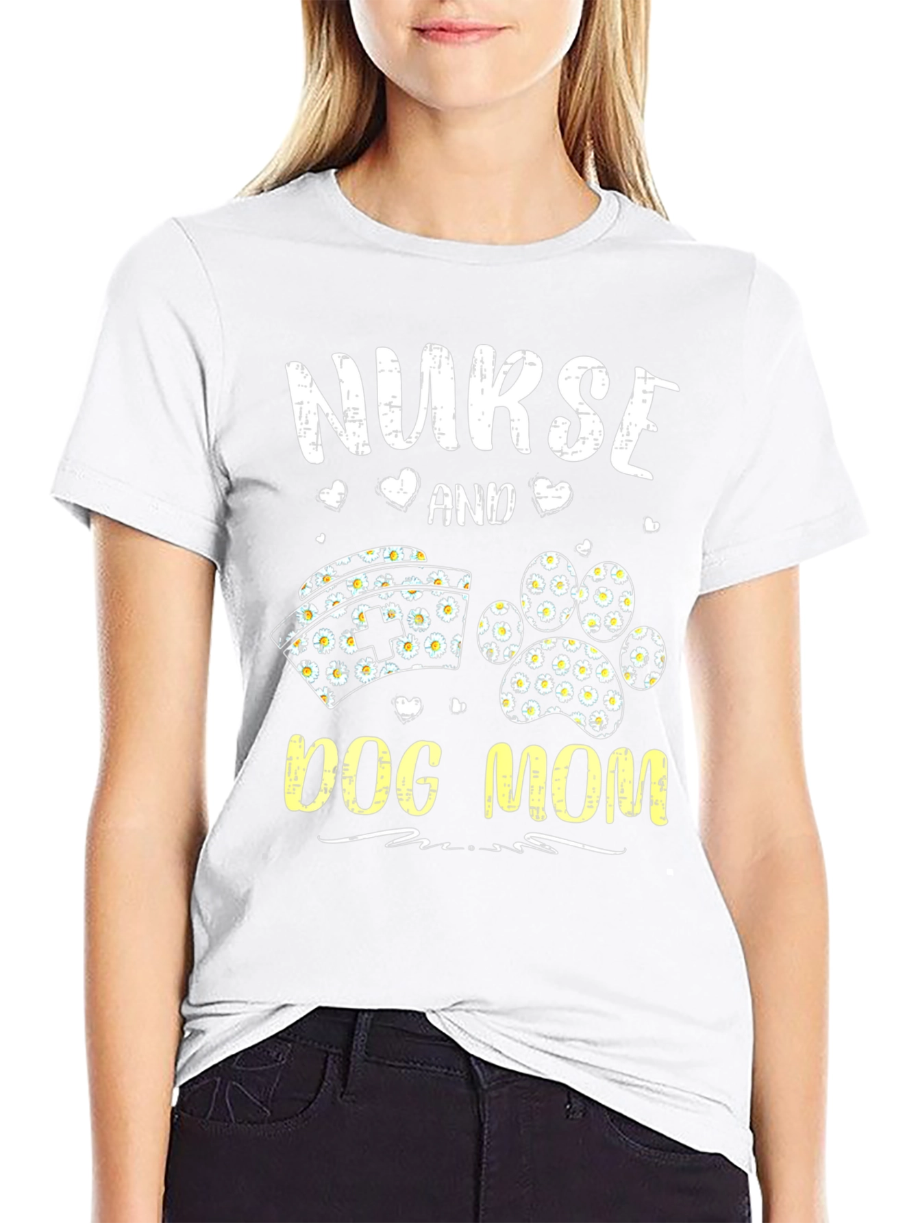 Nurse and Dog Mom Graphic Tee