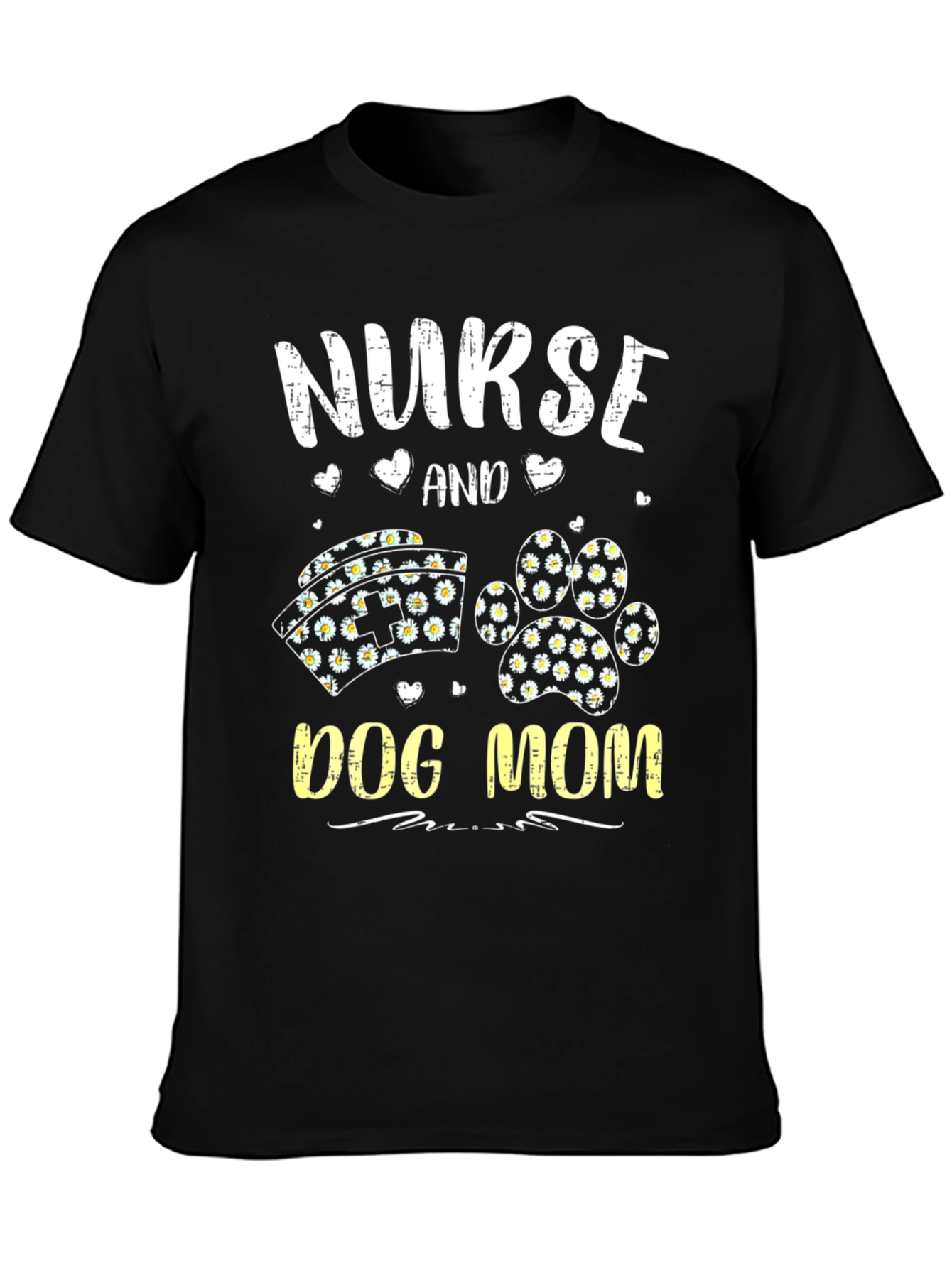 Nurse and Dog Mom Graphic Tee