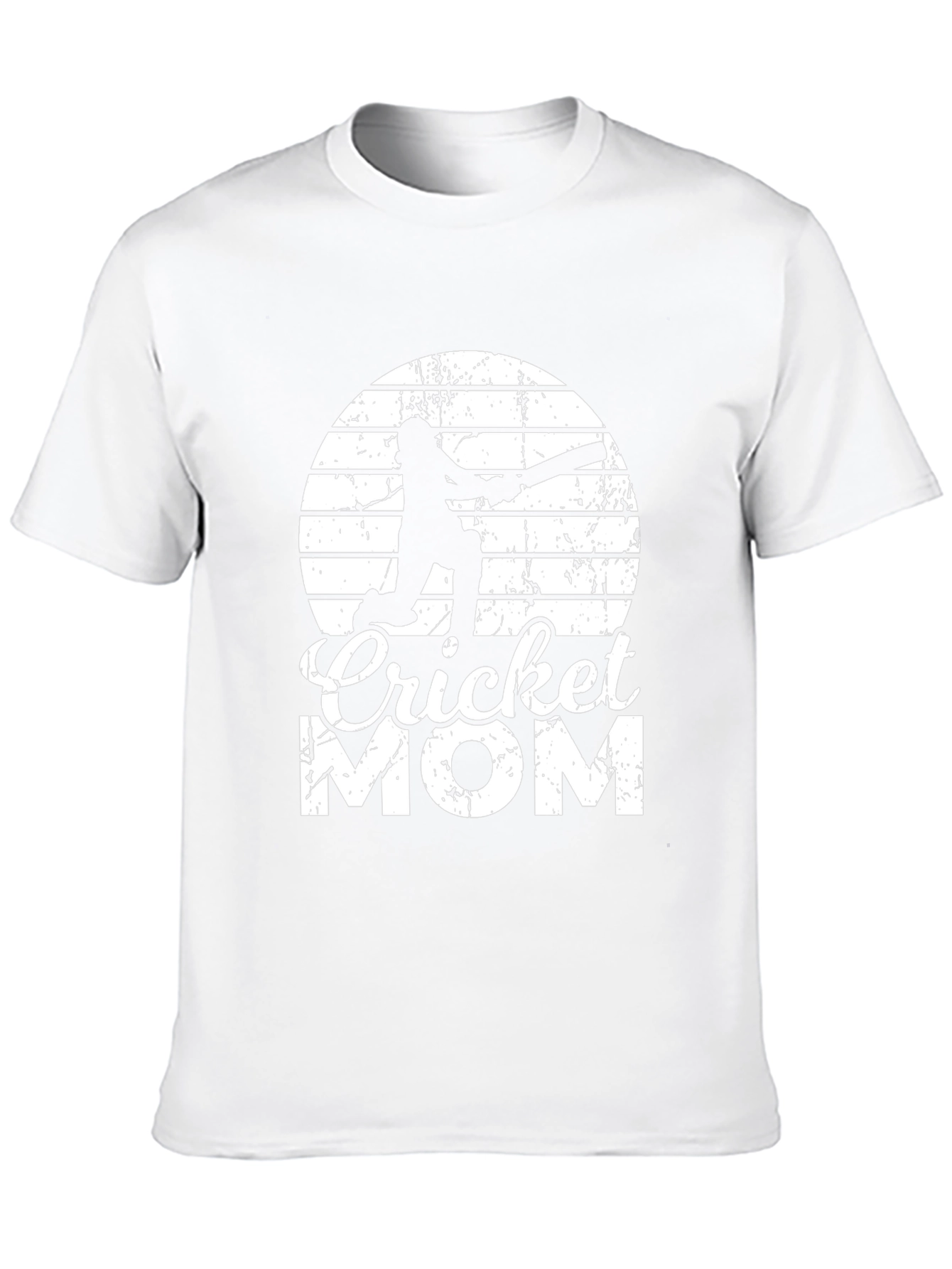 Cricket Mom Graphic Tee - Black Cotton T-Shirt