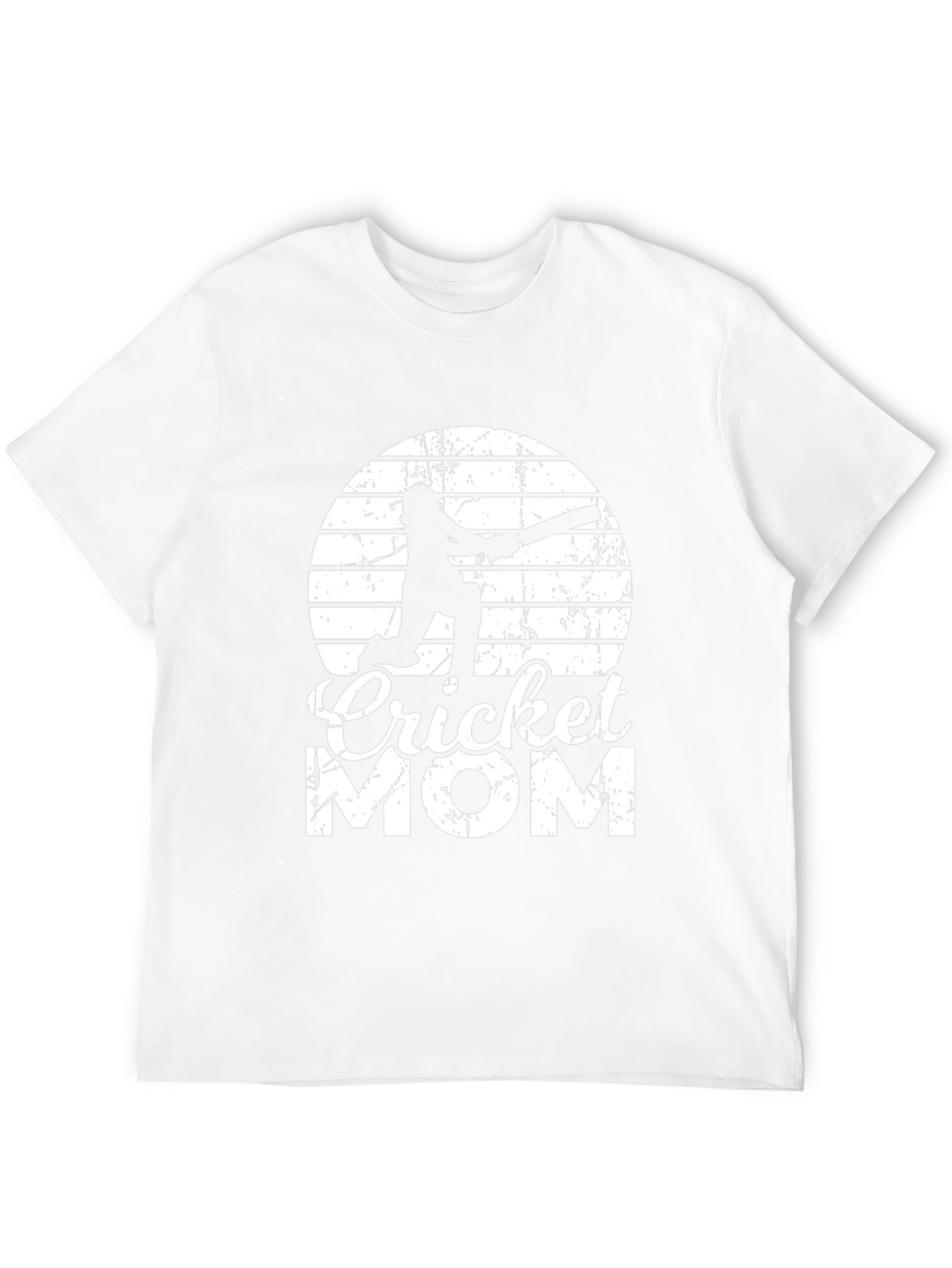 Cricket Mom Graphic Tee - Black Cotton T-Shirt