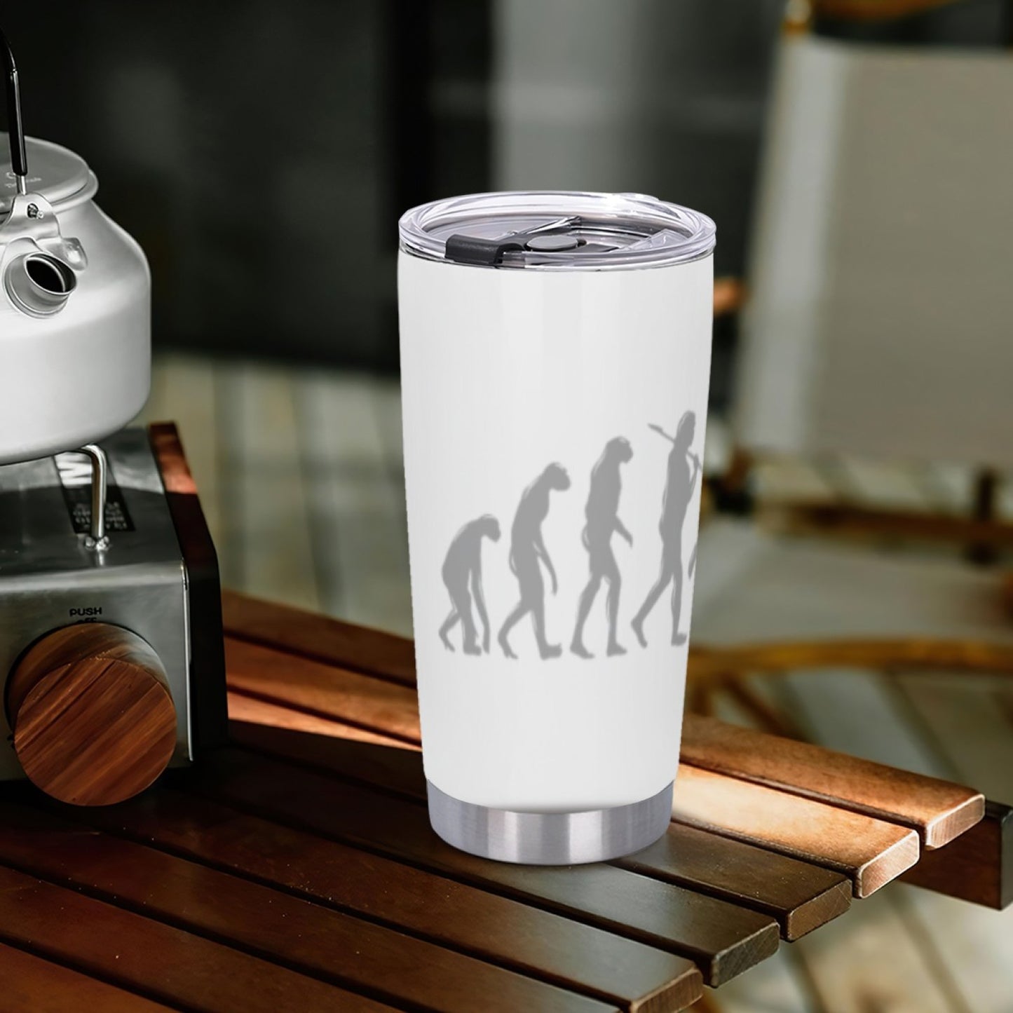 Insulated Graphic Daily Tumbler - Stainless Steel Reusable Leak-Proof Cup