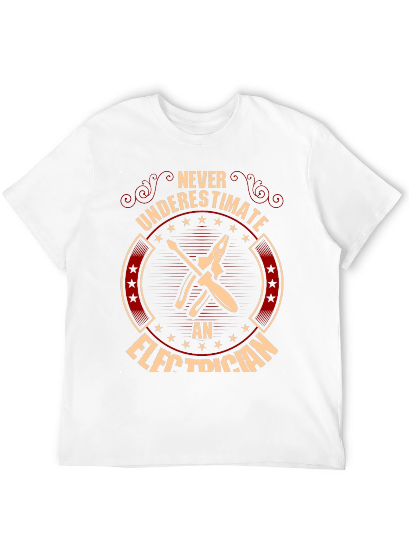 Electrician T-Shirt: Never Underestimate