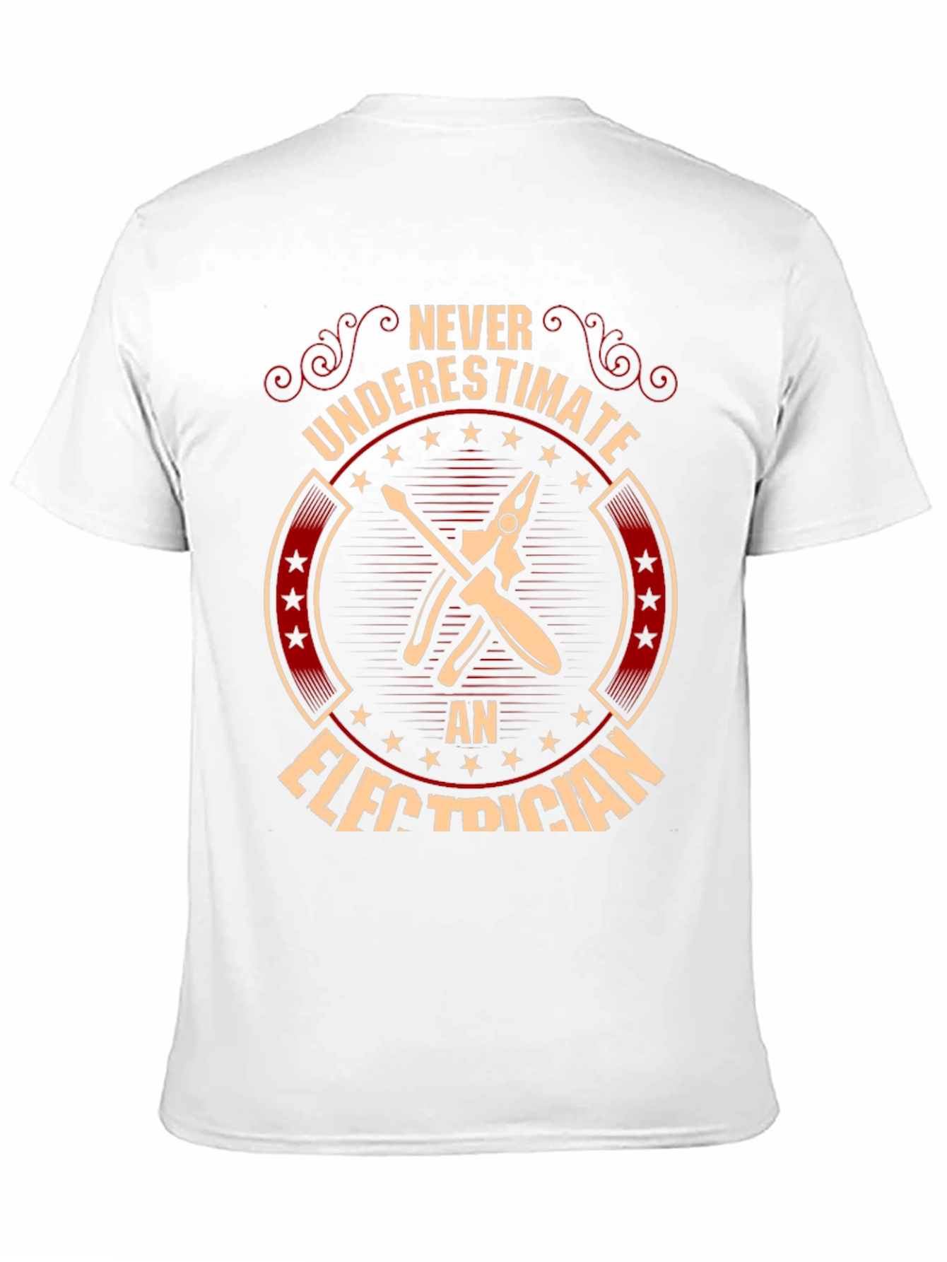 Electrician T-Shirt: Never Underestimate