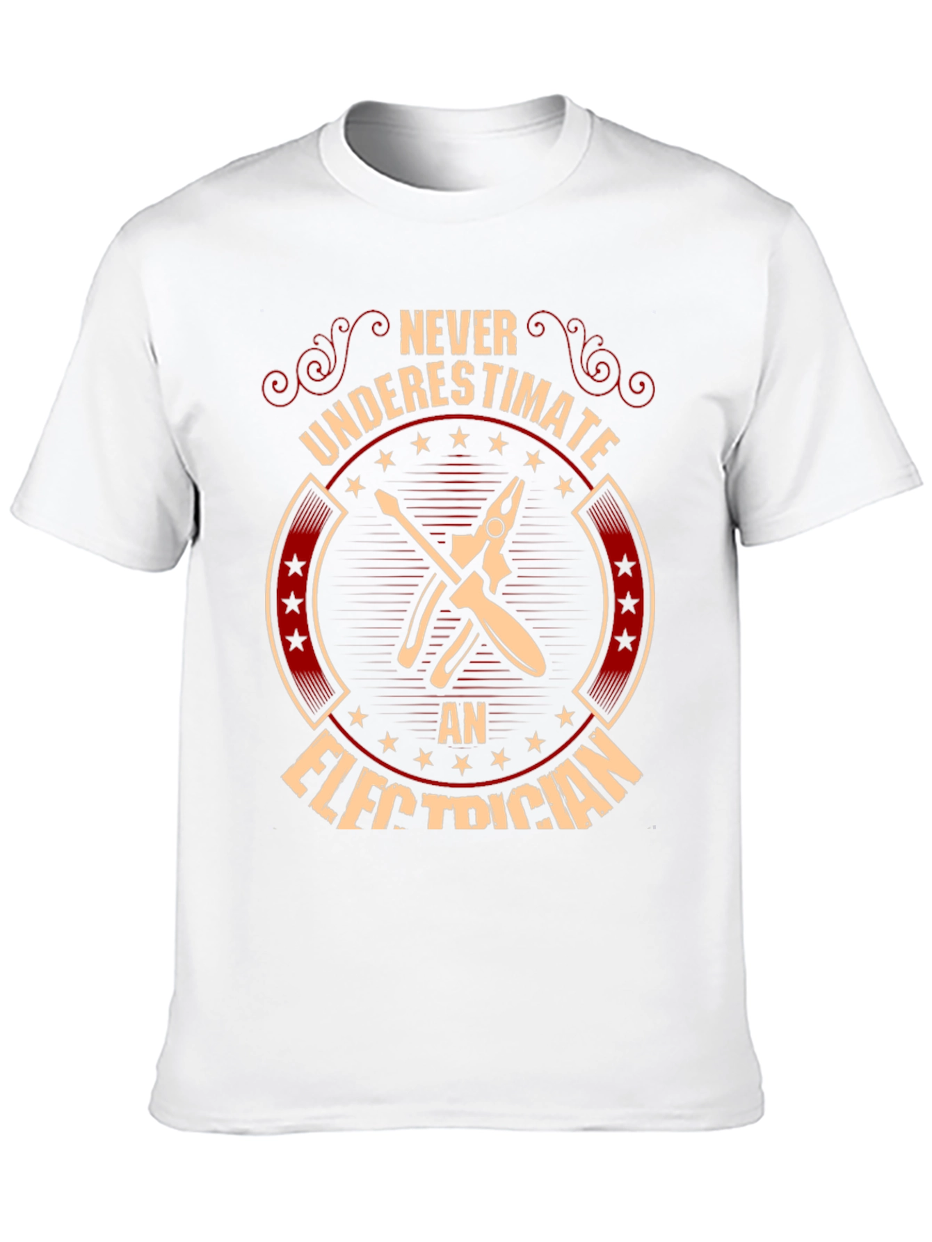 Electrician T-Shirt: Never Underestimate