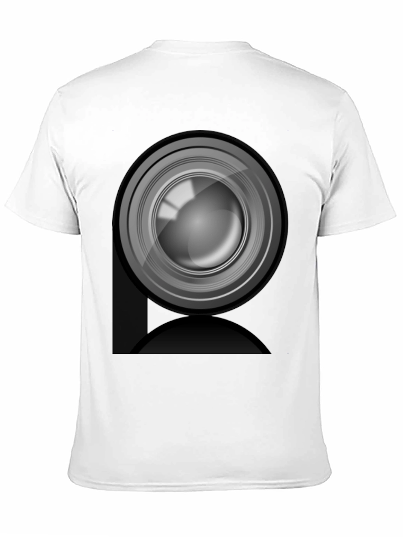 Camera Lens Graphic Print Tee