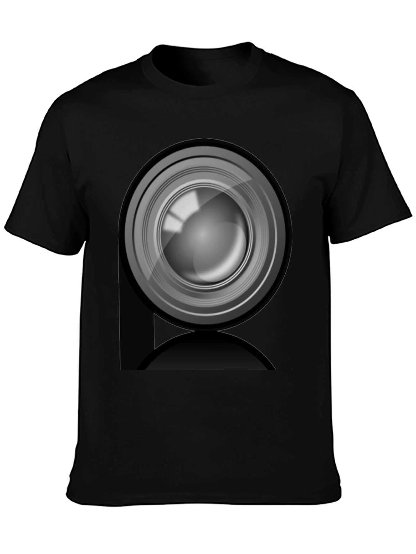 Camera Lens Graphic Print Tee