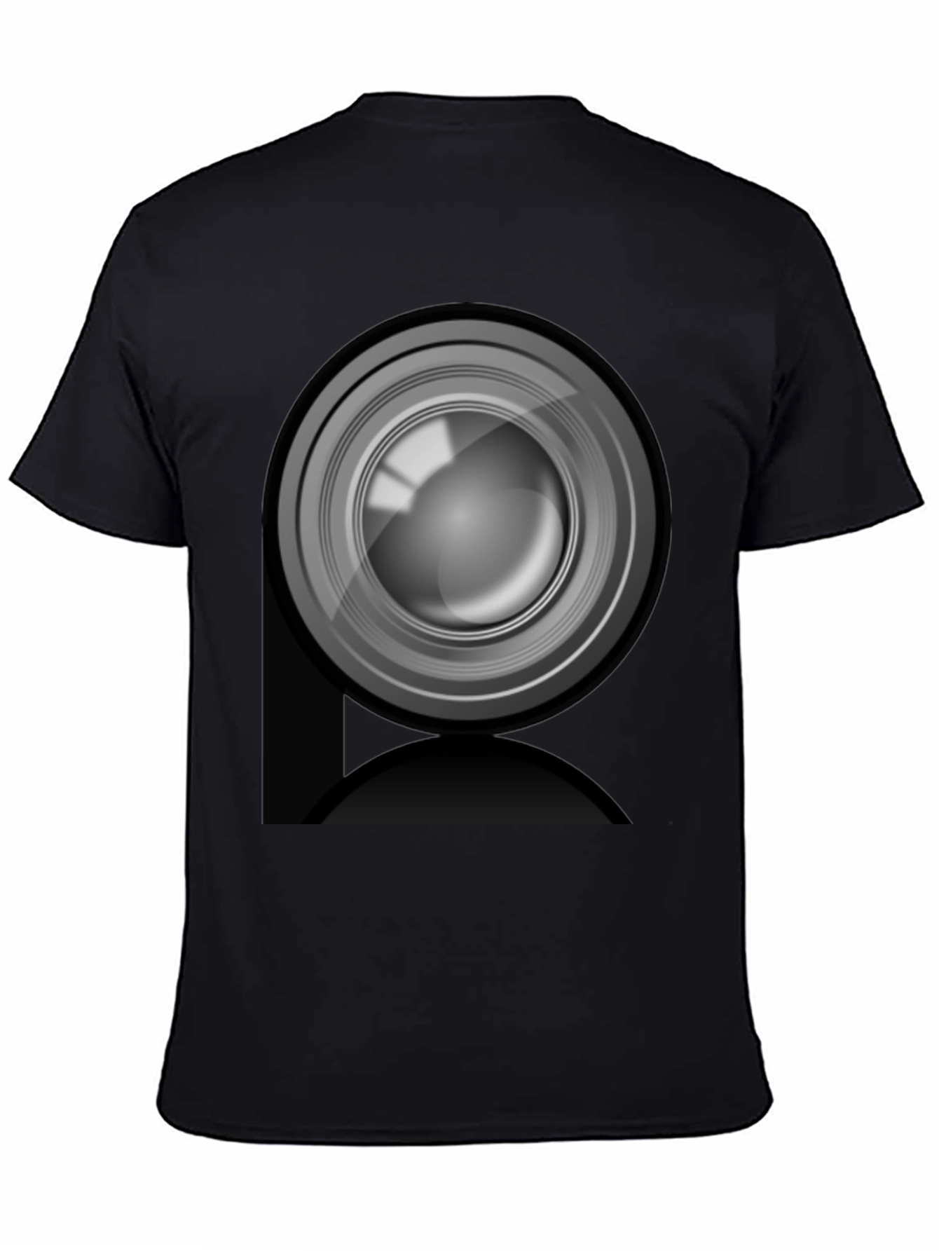 Camera Lens Graphic Print Tee