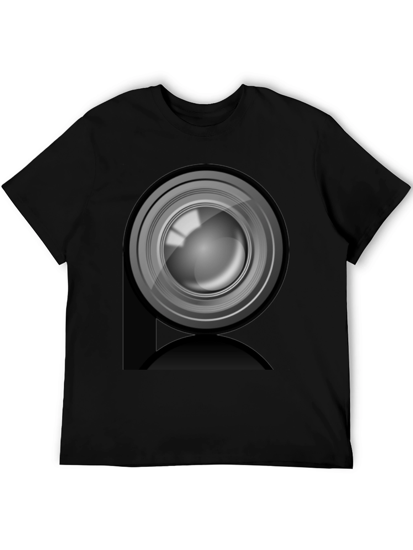 Camera Lens Graphic Print Tee