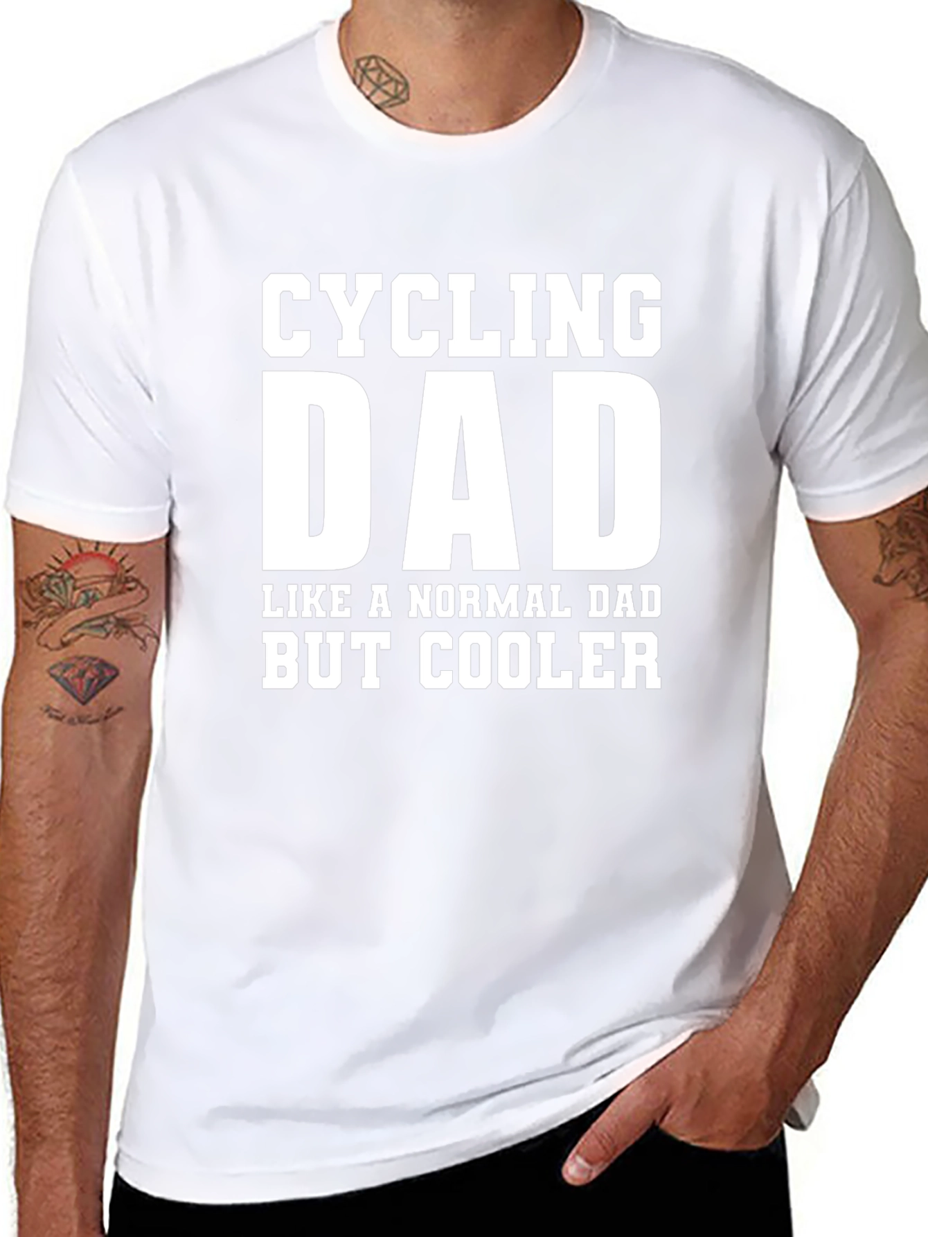 Cycling Dad T-Shirt - Cool Fathers Day Gift