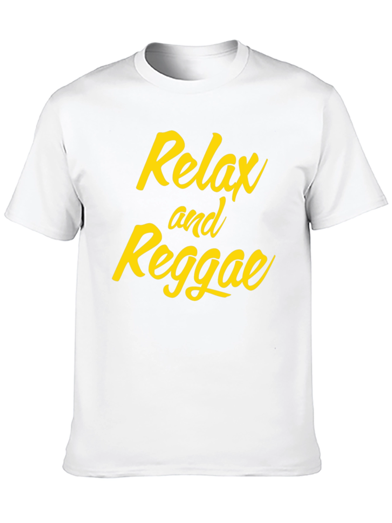 Relax and Reggae Black Graphic Tee