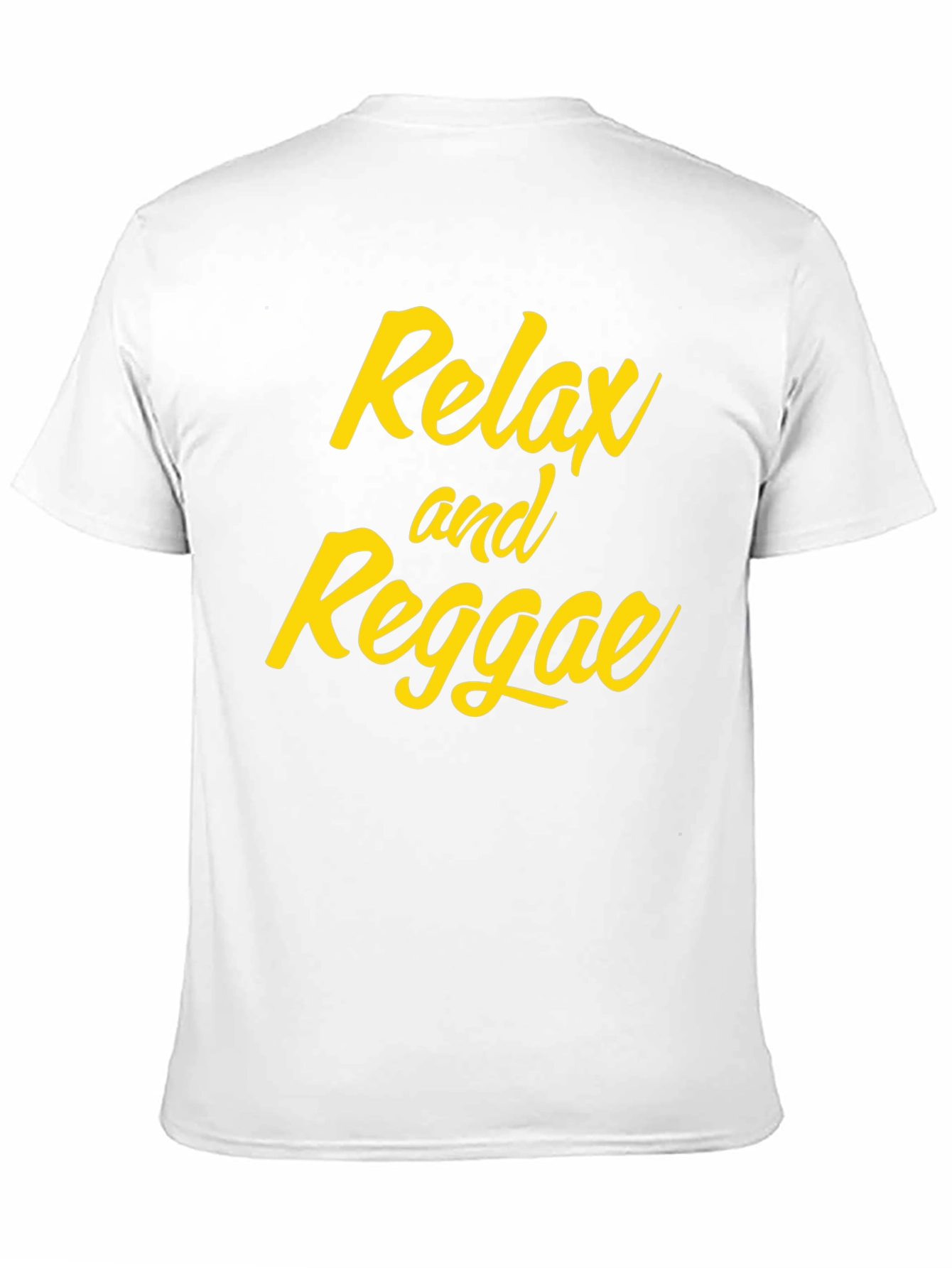 Relax and Reggae Black Graphic Tee