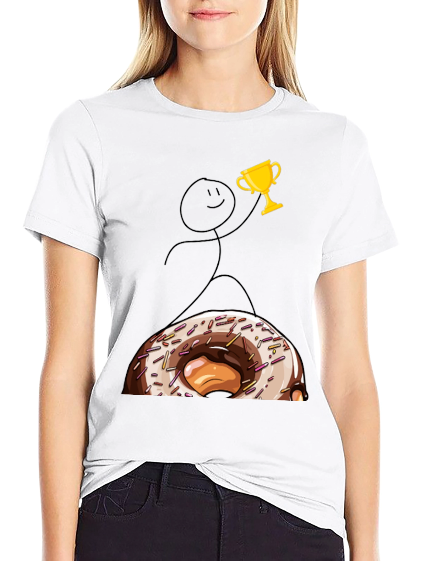 Donut Champion Graphic T-Shirt