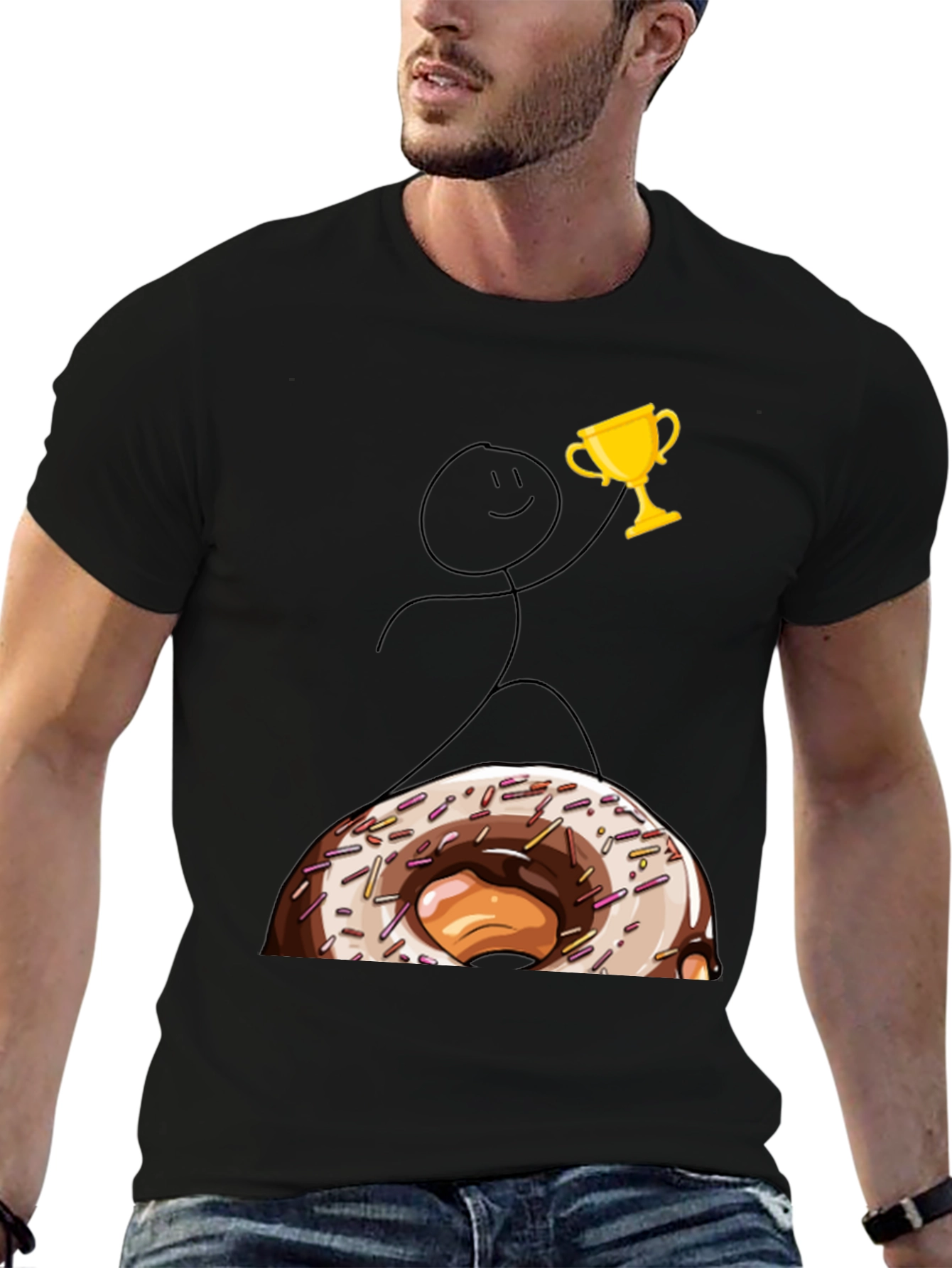 Donut Champion Graphic T-Shirt
