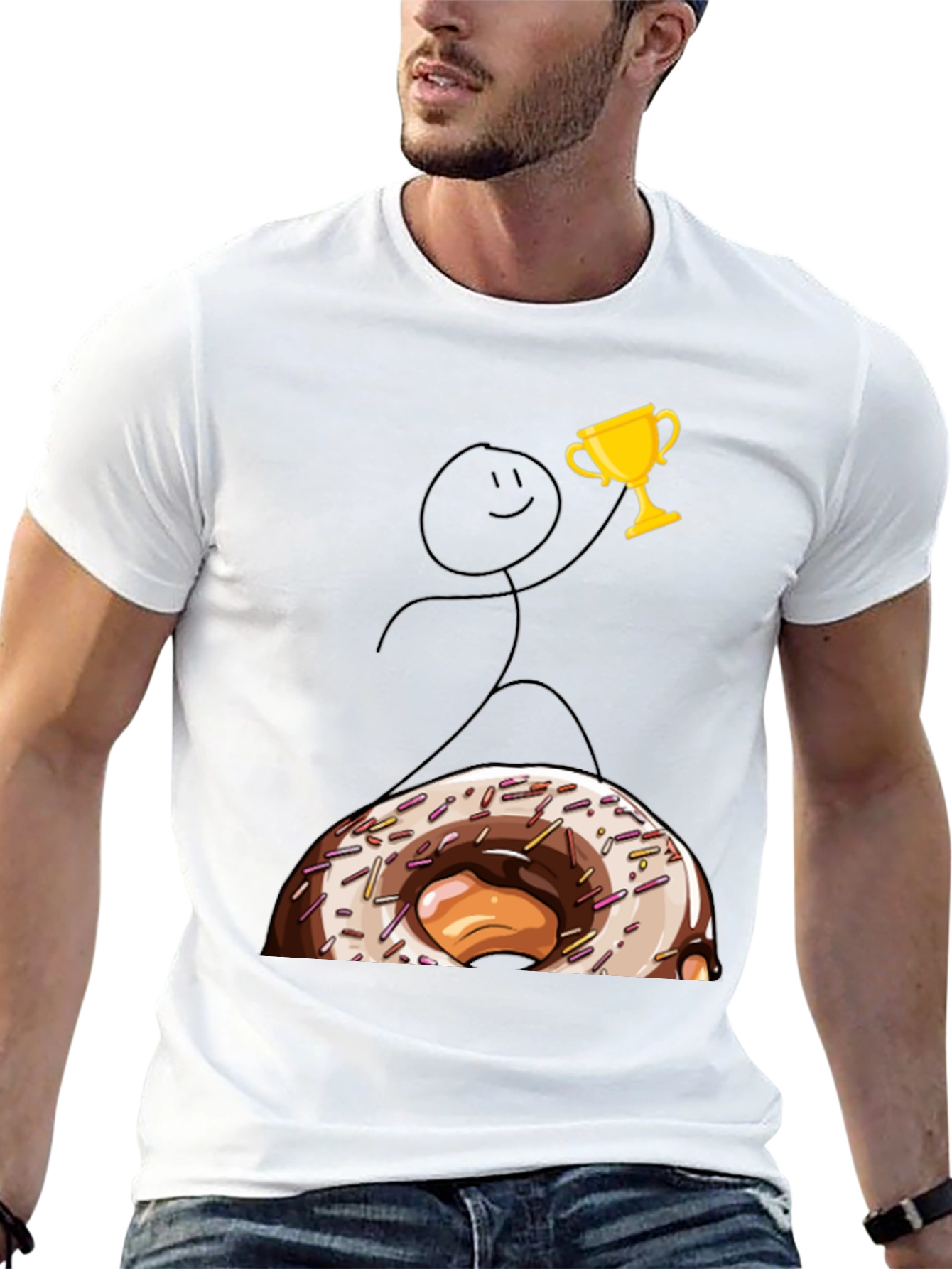 Donut Champion Graphic T-Shirt