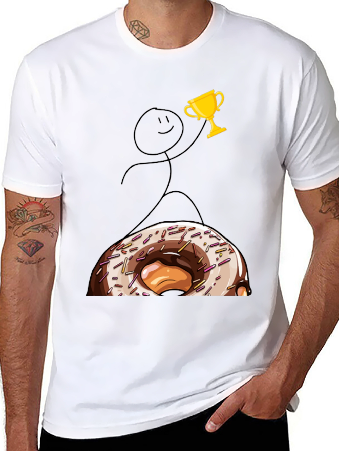 Donut Champion Graphic T-Shirt