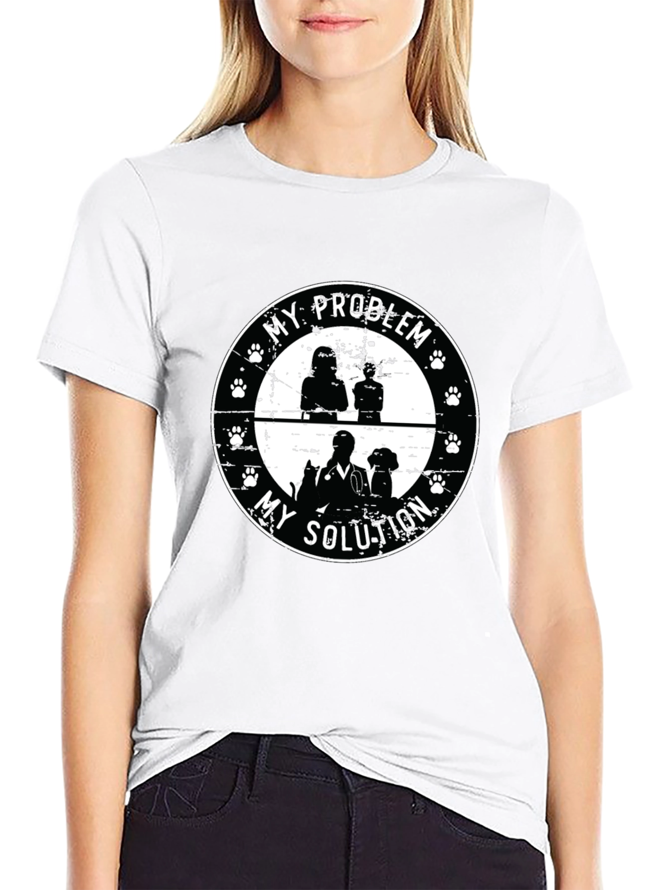 My Problem My Solution Vet & Dog T-Shirt