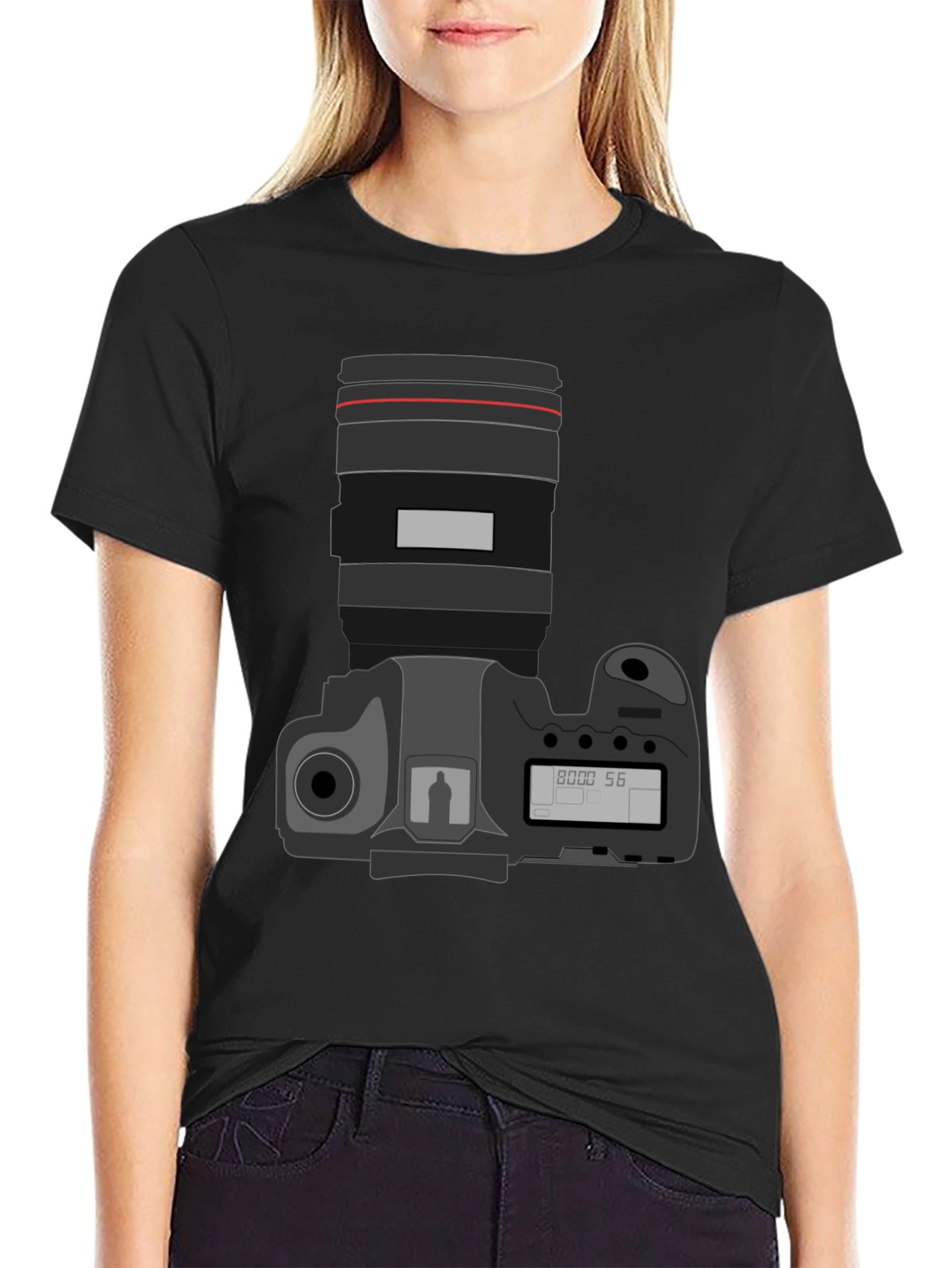 Photographers DSLR Camera T-Shirt - Black