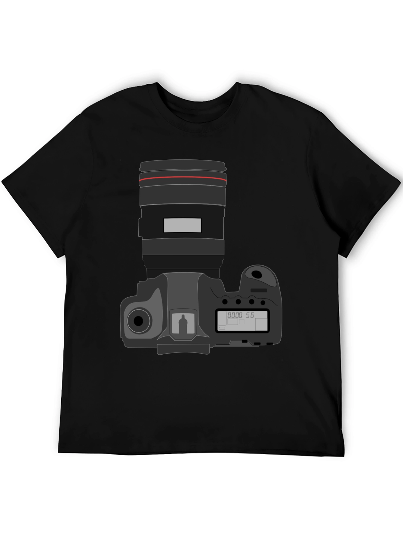 Photographers DSLR Camera T-Shirt - Black