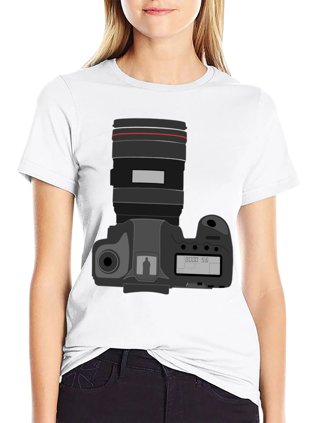 Photographers DSLR Camera T-Shirt - Black
