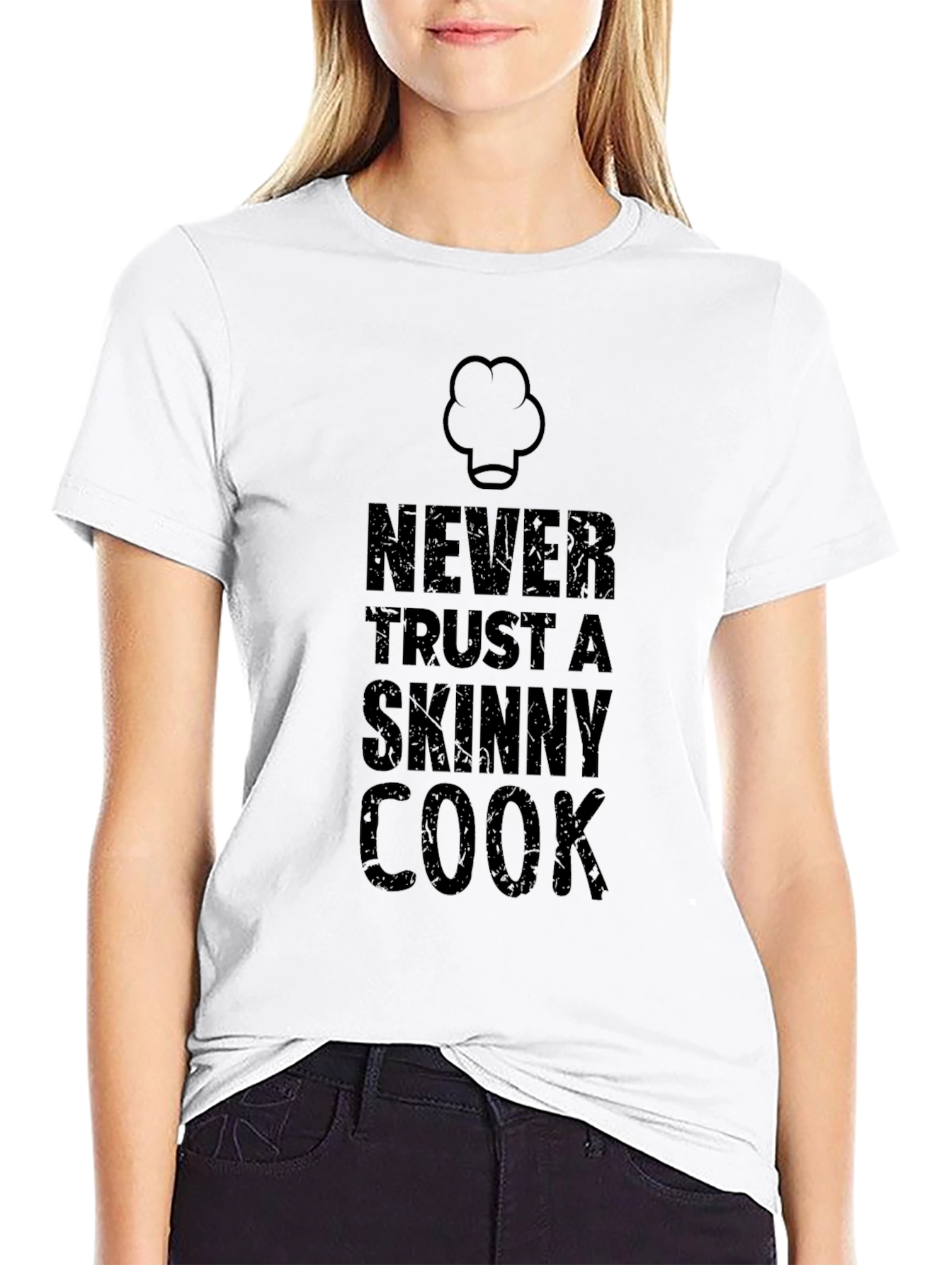 Never Trust a Skinny Cook Graphic Tee