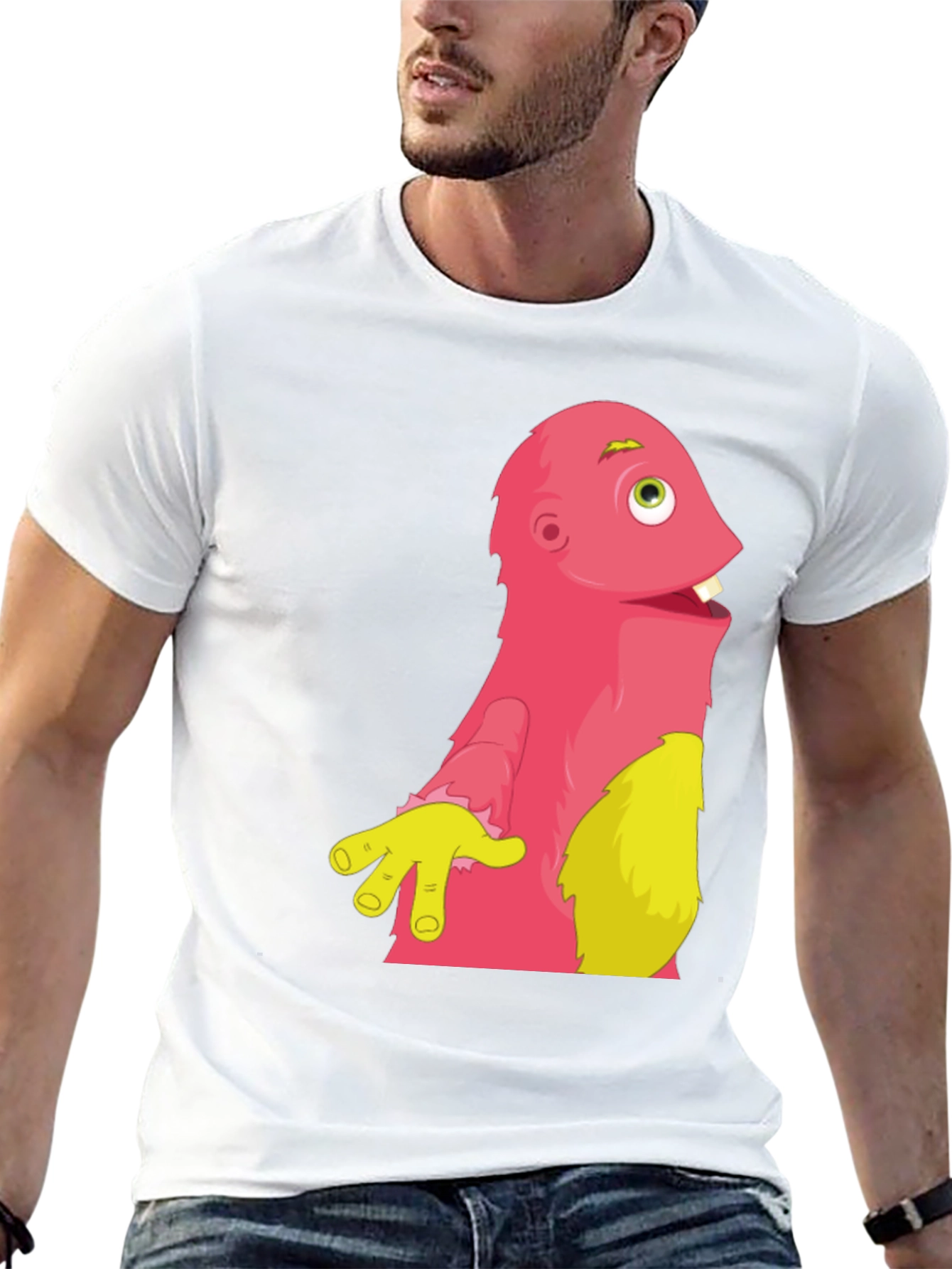 Monster Graphic Tee - Soft Cotton Blend